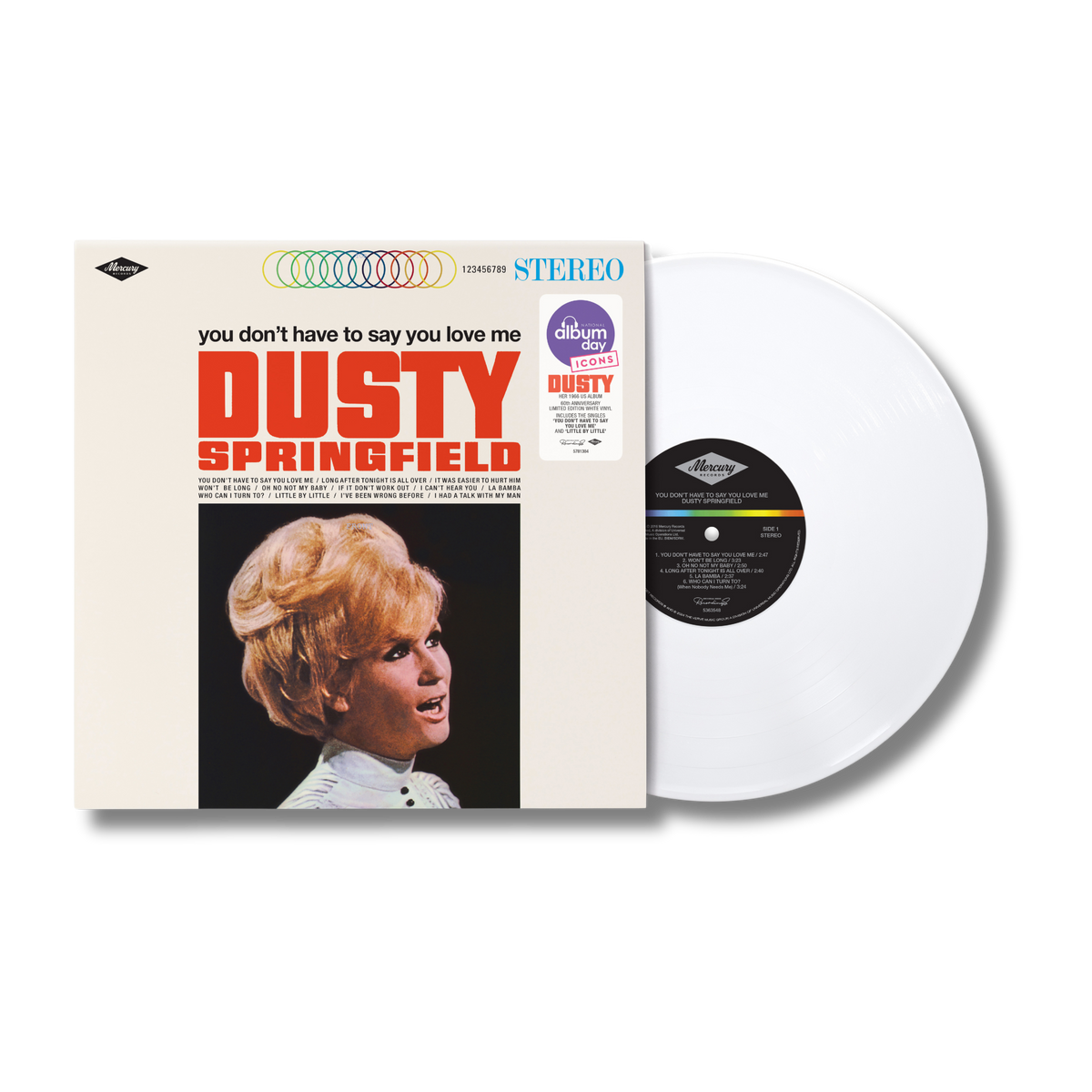 Dusty Springfield You Don't Have To Say You Love Me  White Vinyl LP 460053