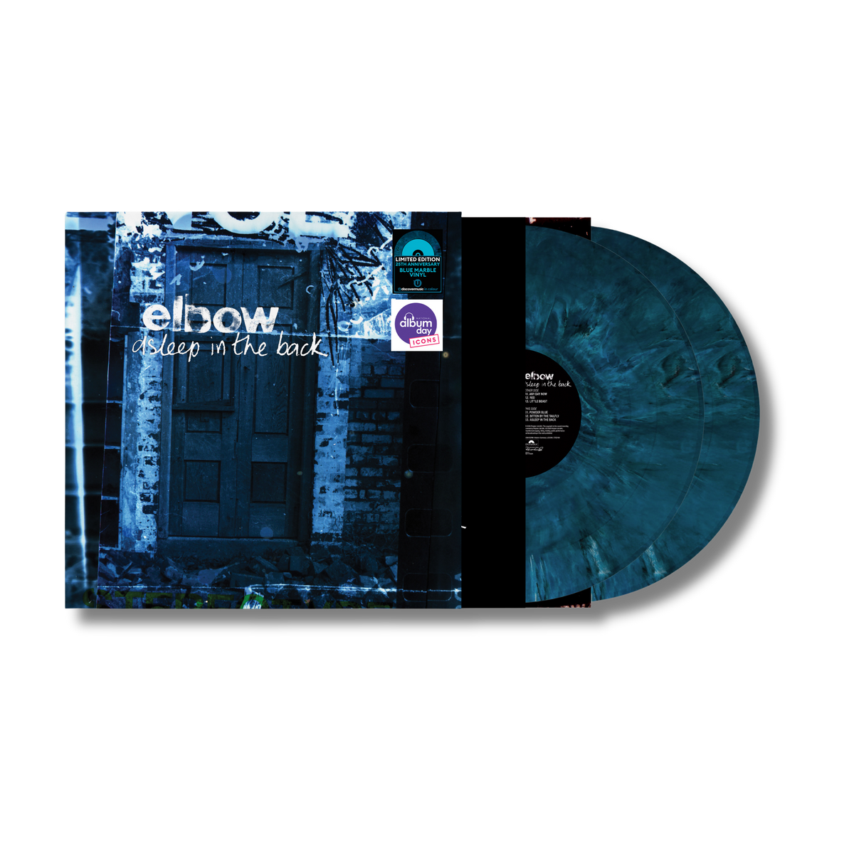 Elbow Asleep in the Back Marbled Light Blue Vinyl 2LP  460045