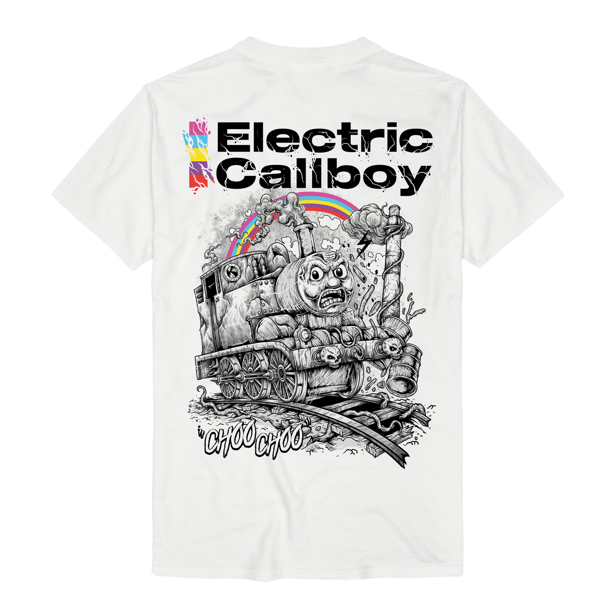 Electric Callboy Choo Choo Off White T-Shirt 285749