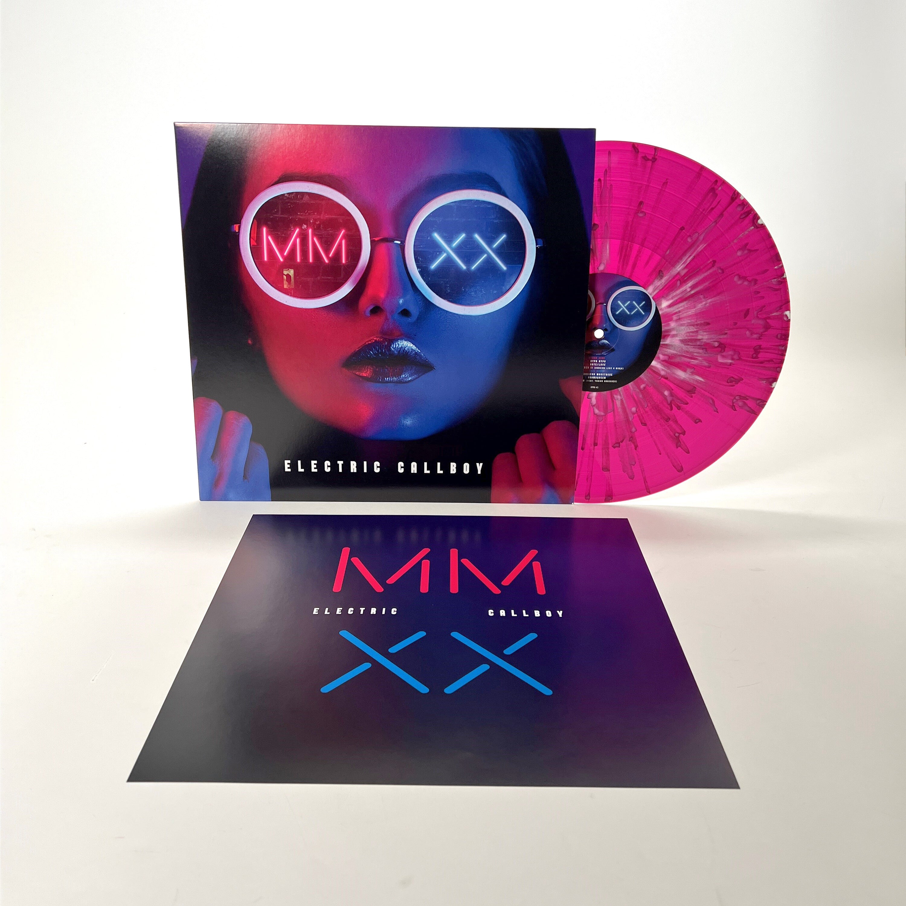 Electric Callboy MMXX - EP (Re-issue 2023) Ltd. transp. magenta-white splattered LP 338613