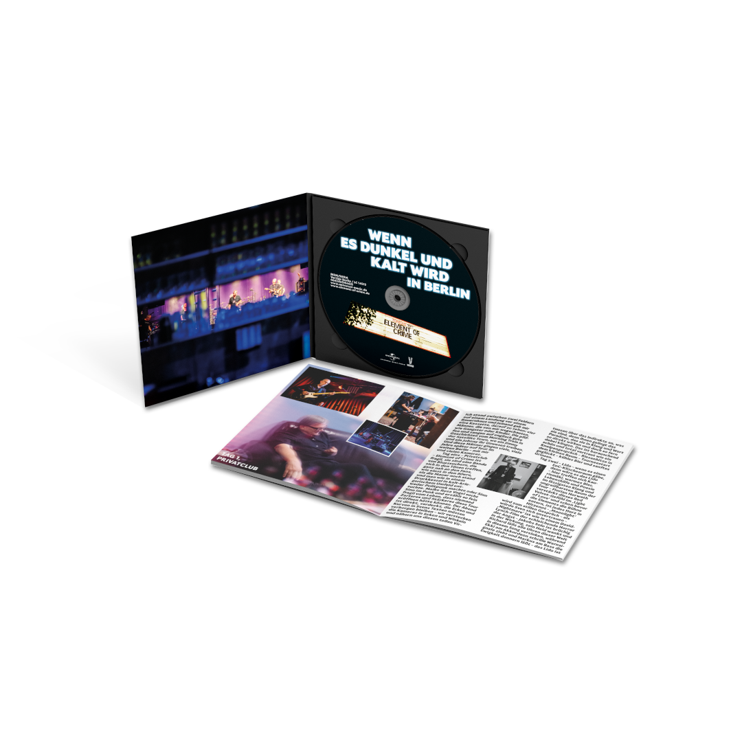 Element of Crime Wenn es dunkel und kalt wird in Berlin (Live/OST) CD im Digipack 369308