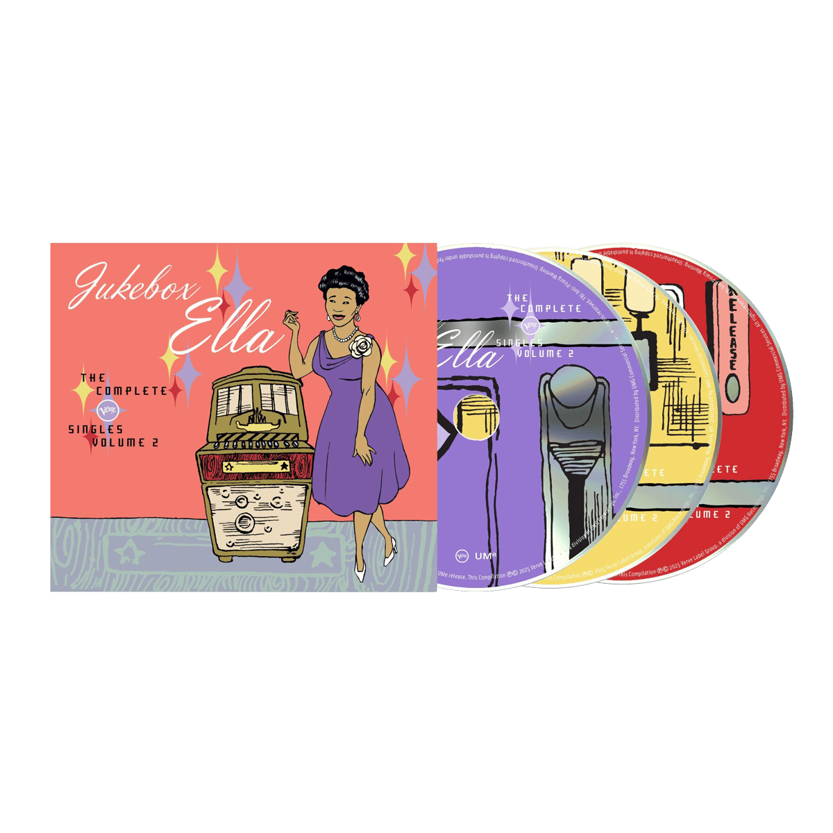 Ella Fitzgerald Jukebox Ella: The Complete Verve Singles, Vol. 2 3CD 428576