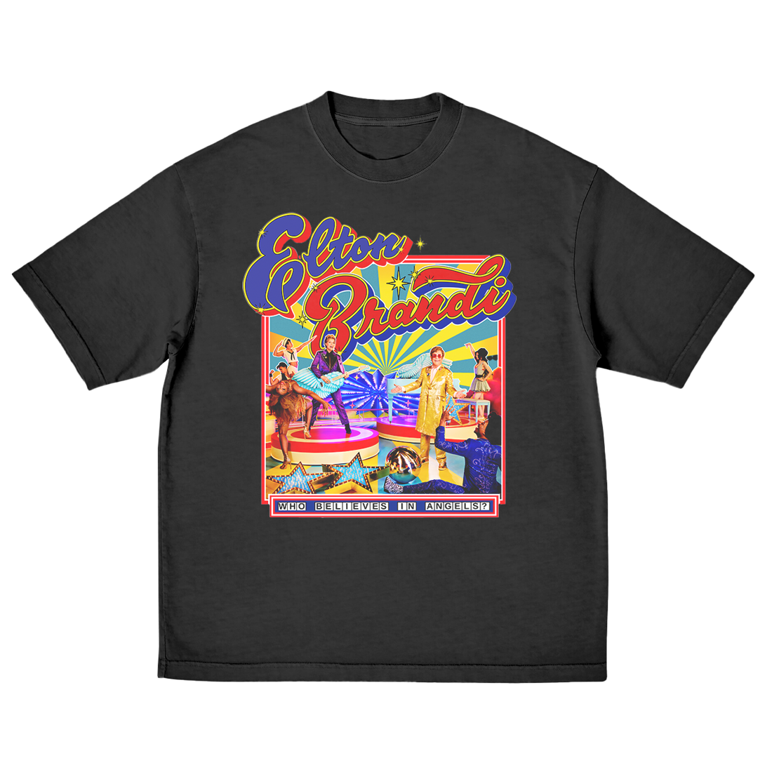 Elton John & Brandi Carlile Limited Edition CD Clamshell Box + Album Cover Black T-Shirt + Litho Print+ Tote Bag Bundle Bundle 396573