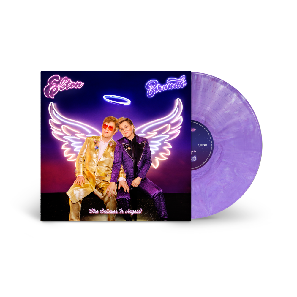 Elton John & Brandi Carlile Who Believes In Angels? Store Exclusive Purple Marble Vinyl Vinyl 396499