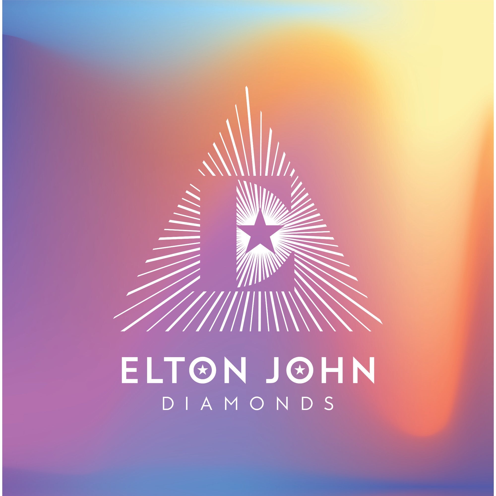 Elton John Diamonds (Pyramid Edition) Limited Coloured LP + Litho Print 308737