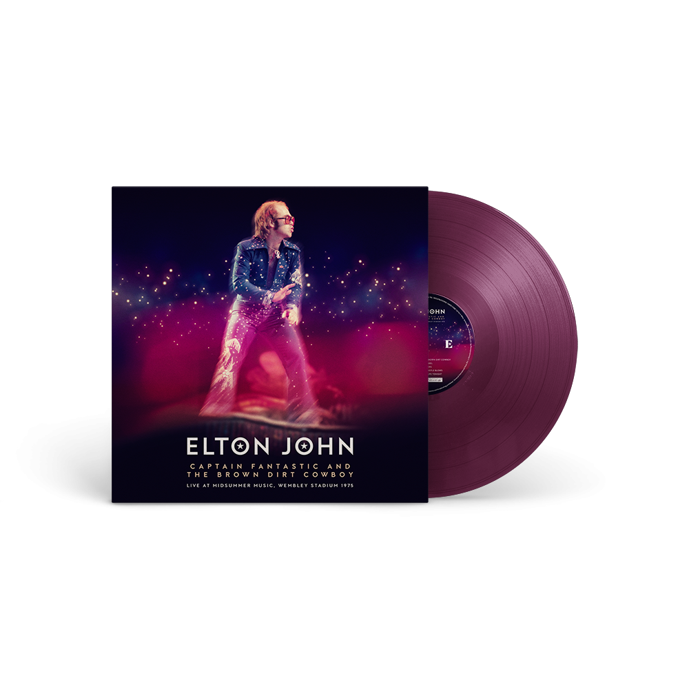 Elton John Captain Fantastic and The Brown Dirt Cowboy - Live At Midsummer Music, Wembley Stadium 1975 1LP Color Vinyl 420092
