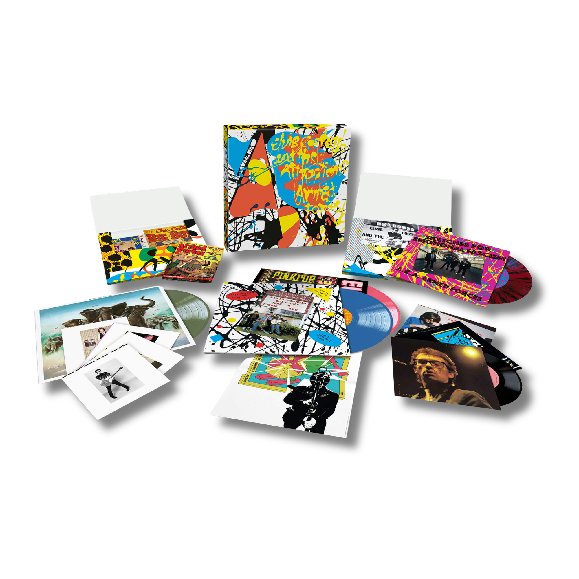 Elvis Costello Armed Forces (Coloured 9LP Super Deluxe Boxset) Colour Vinyl 9LP Boxset 455281