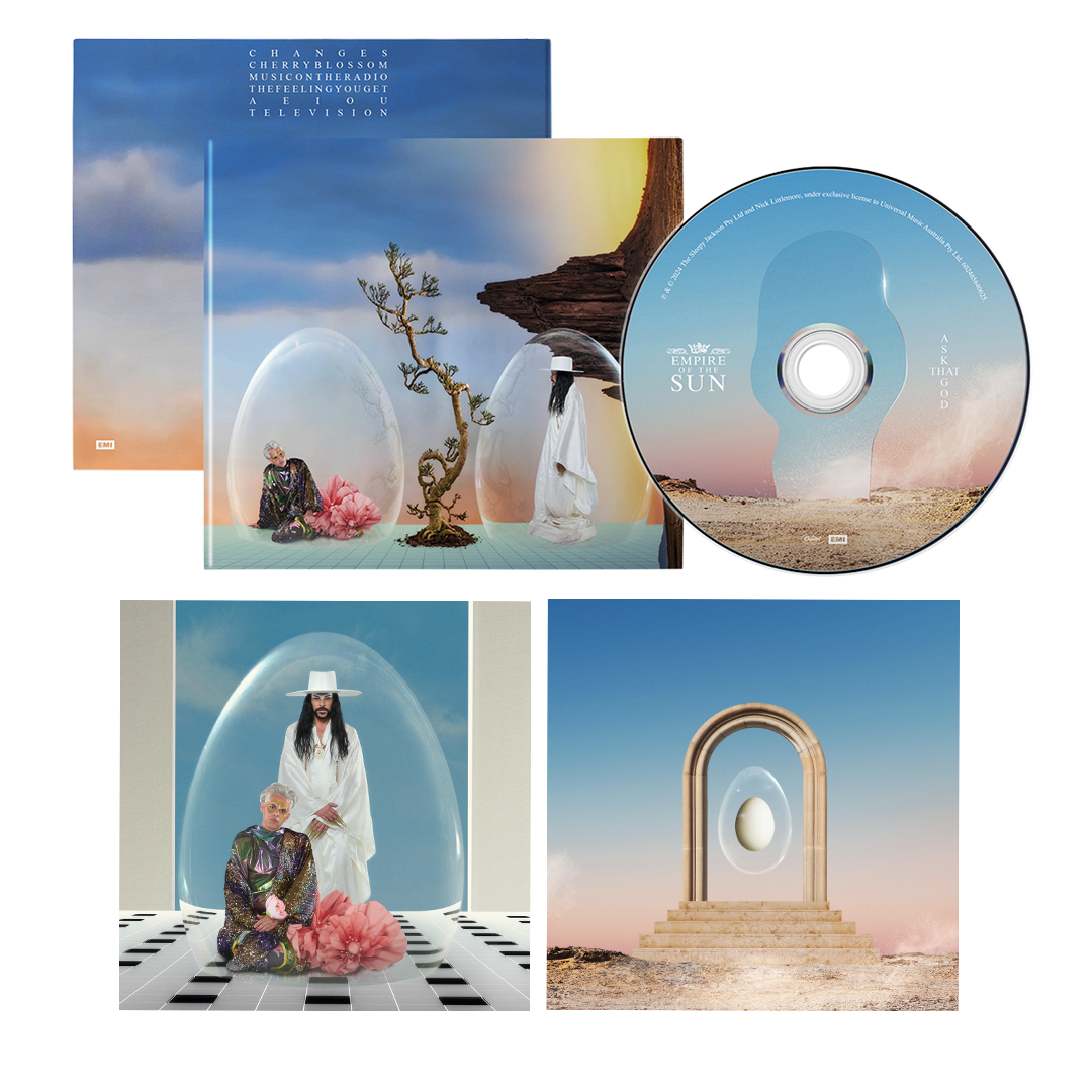 Empire Of The Sun Ask That God CD + SIGNED 12CM CARD 360511