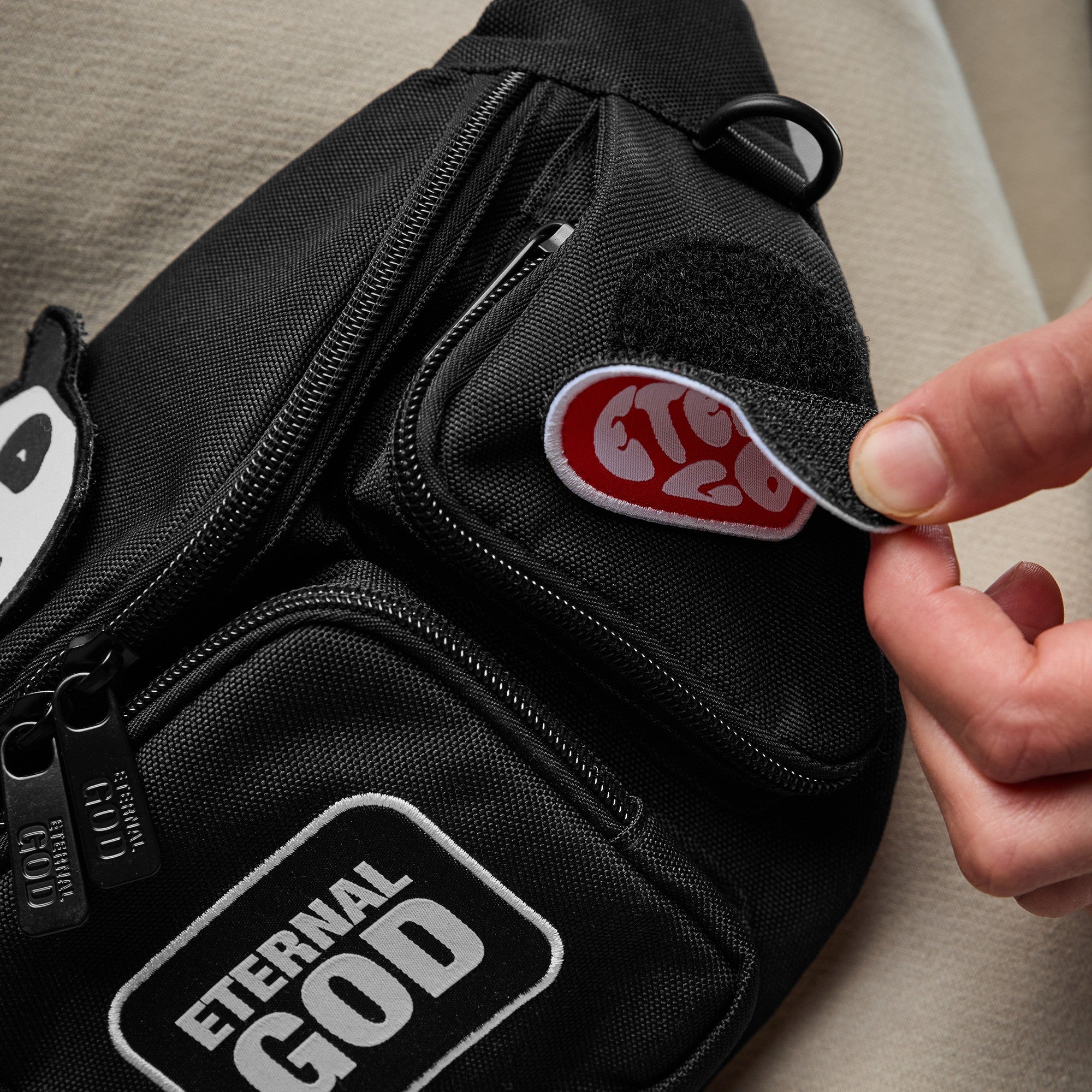 Eternal God Custom Patch Bag Hip Bag 396883
