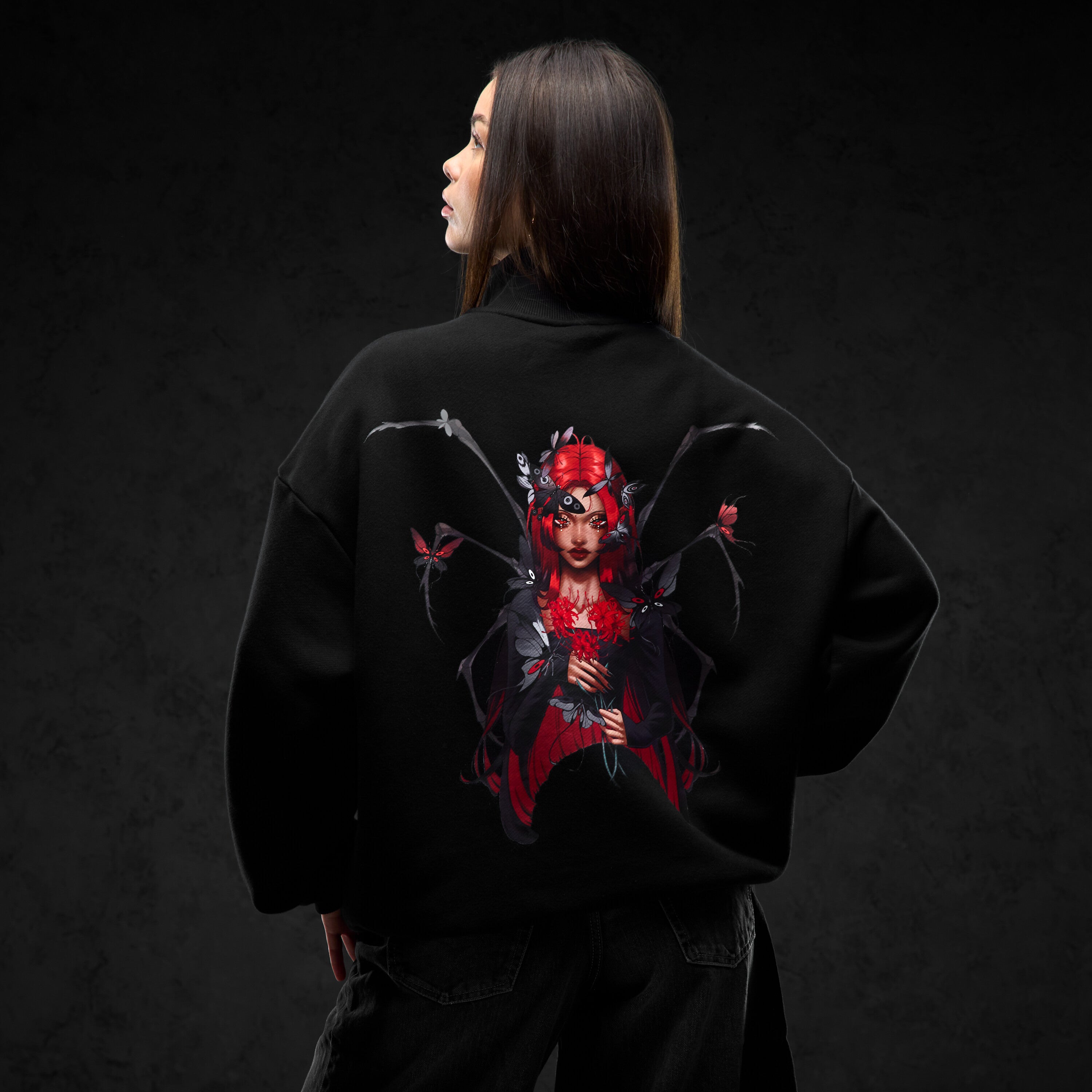 Eternal God Myna Half Zip Sweater 372230