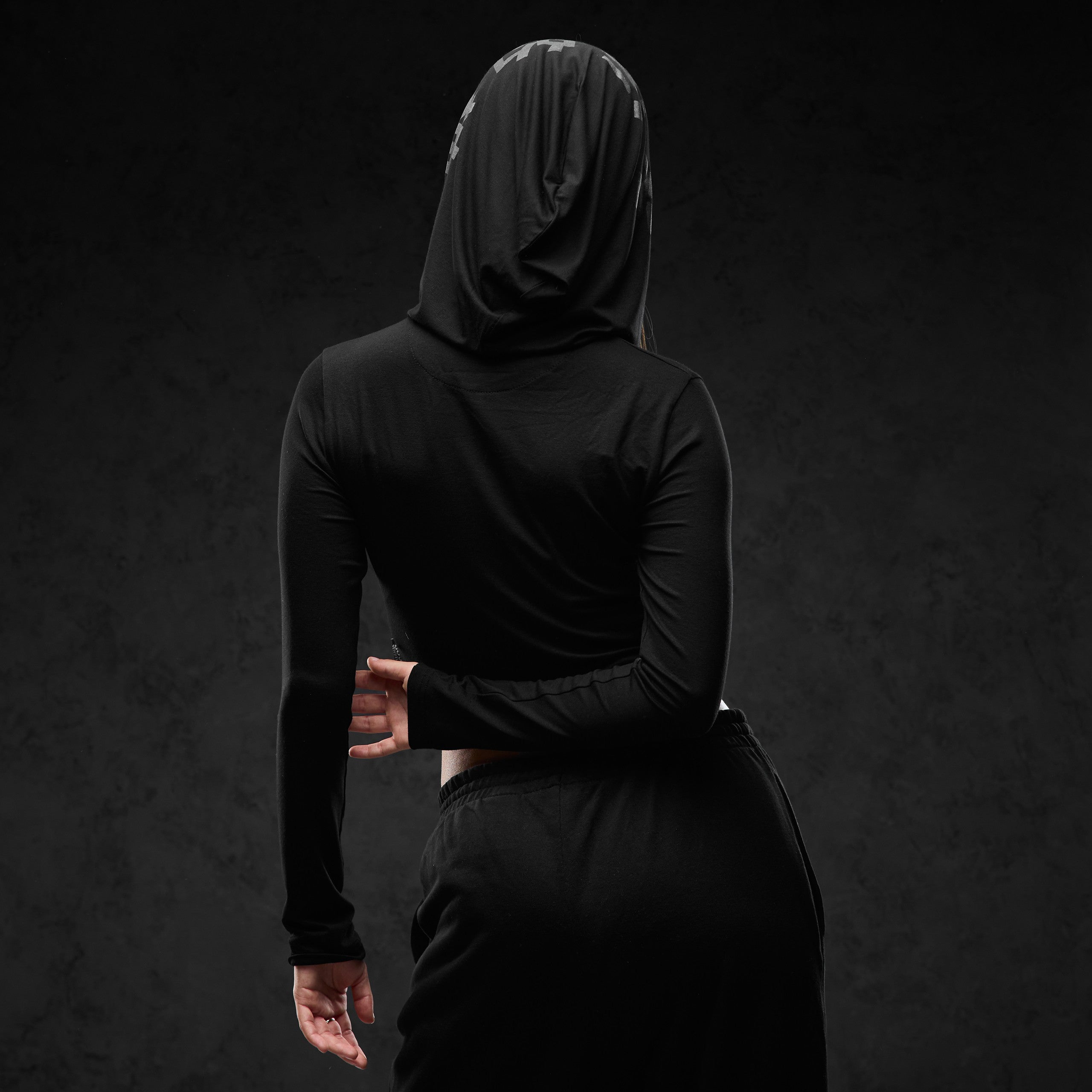 Eternal God Shadow Hood Cropped Longsleeve 370598