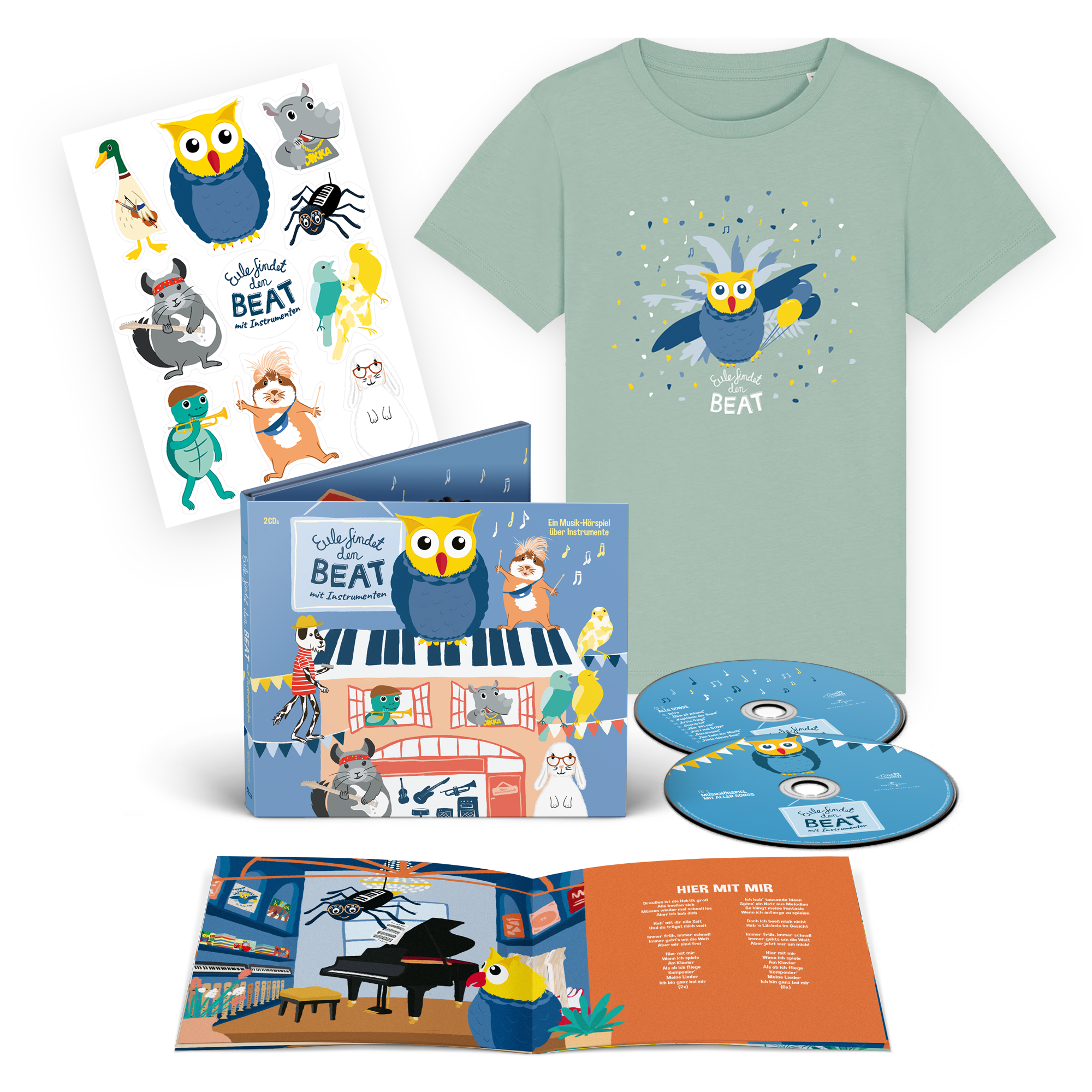 Eule findet den Beat Eule findet den Beat - mit Instrumenten Exklusives Fan Bundle  254634