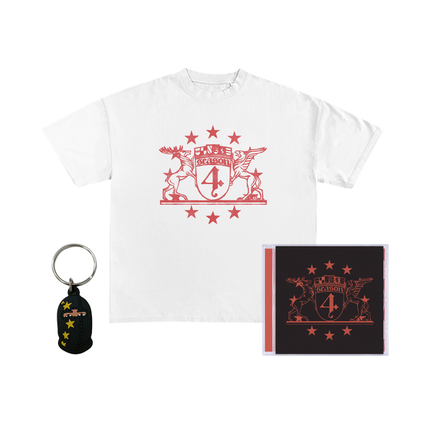 Eurothug - SEASON 4 (CD + Schlüsselanhänger + Shirt weiß)