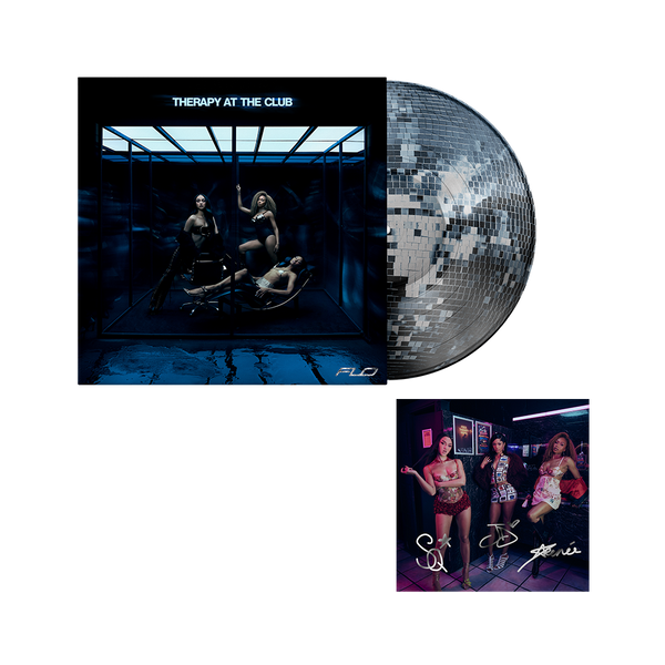 FLO - THERAPY AT THE CLUB (Disco Ball Picture Disc + Signed Art Card)