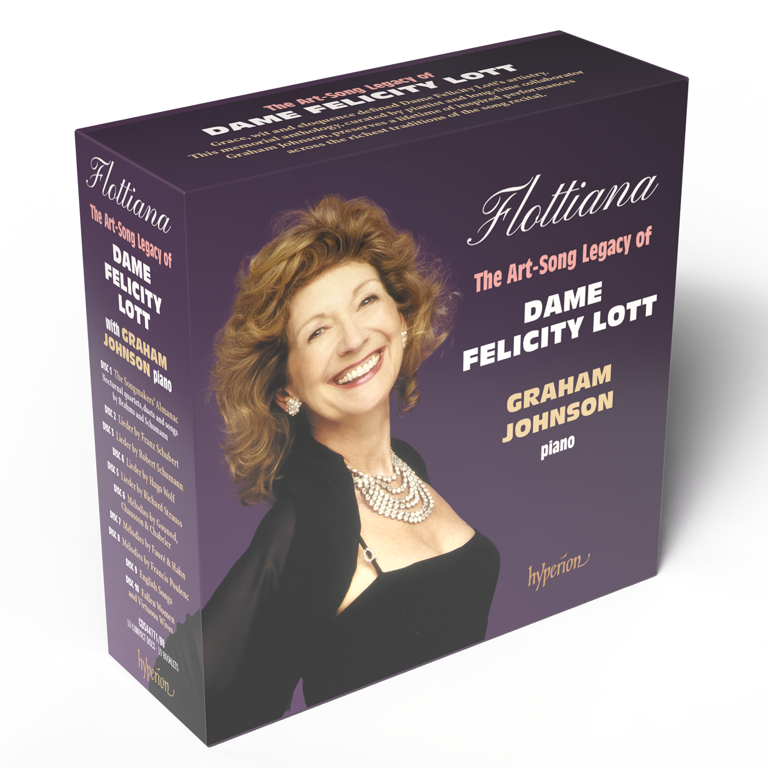 Felicity Lott & Graham Johnson Flottiana: The Art-Song Legacy of Dame Felicity Lott 10CD 457887
