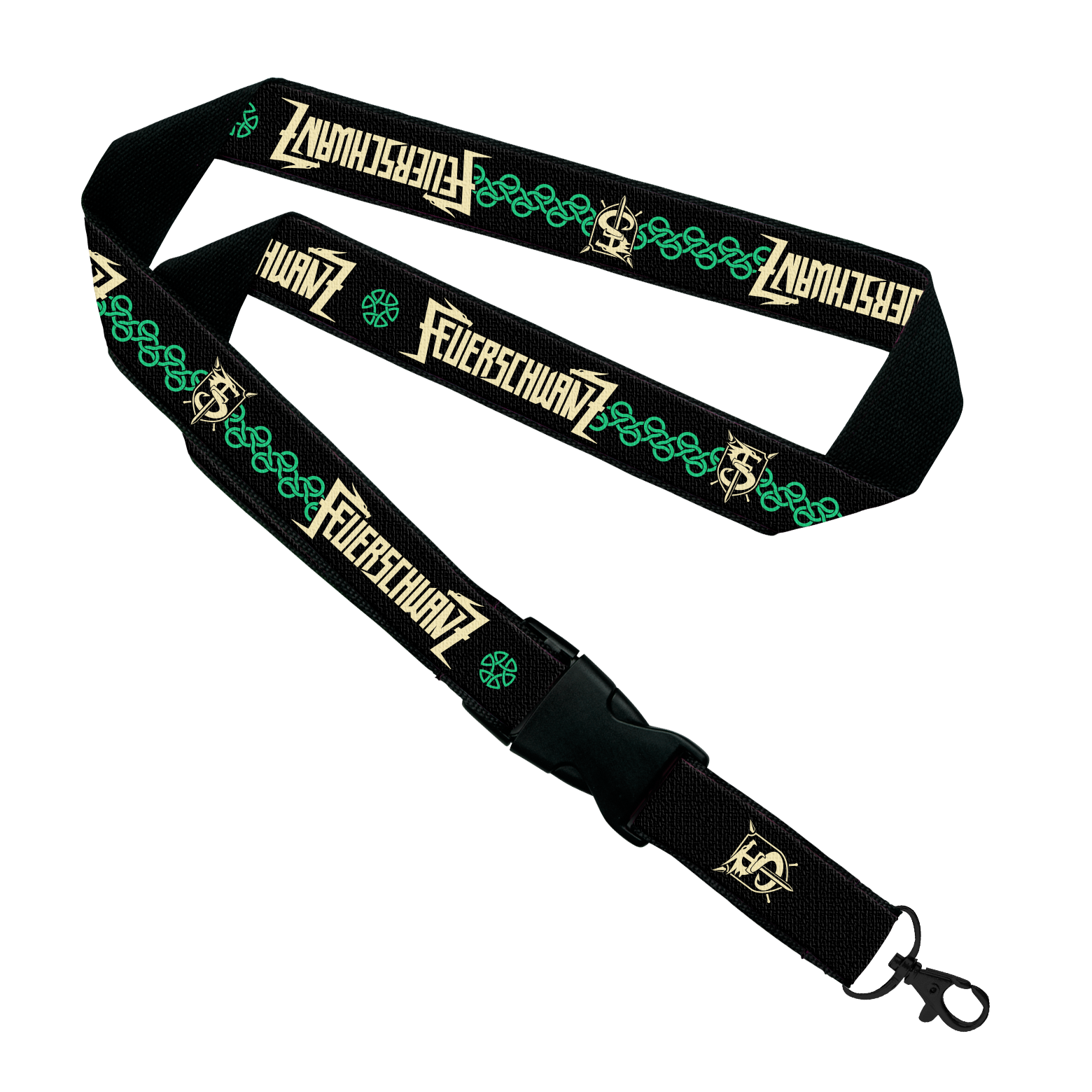 Feuerschwanz Logo Ornament  Schlüsselband 419386