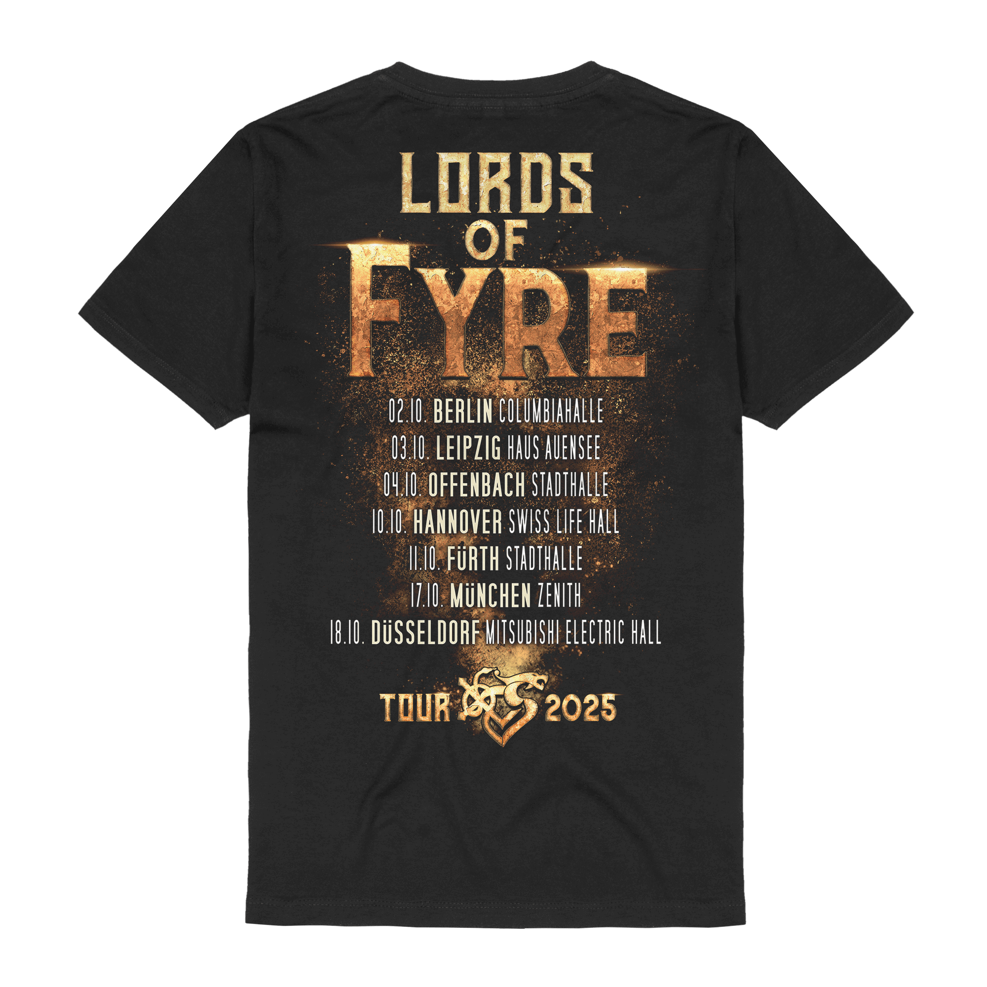 Feuerschwanz Lords of Fyre Tour 2025 T-Shirt 419542