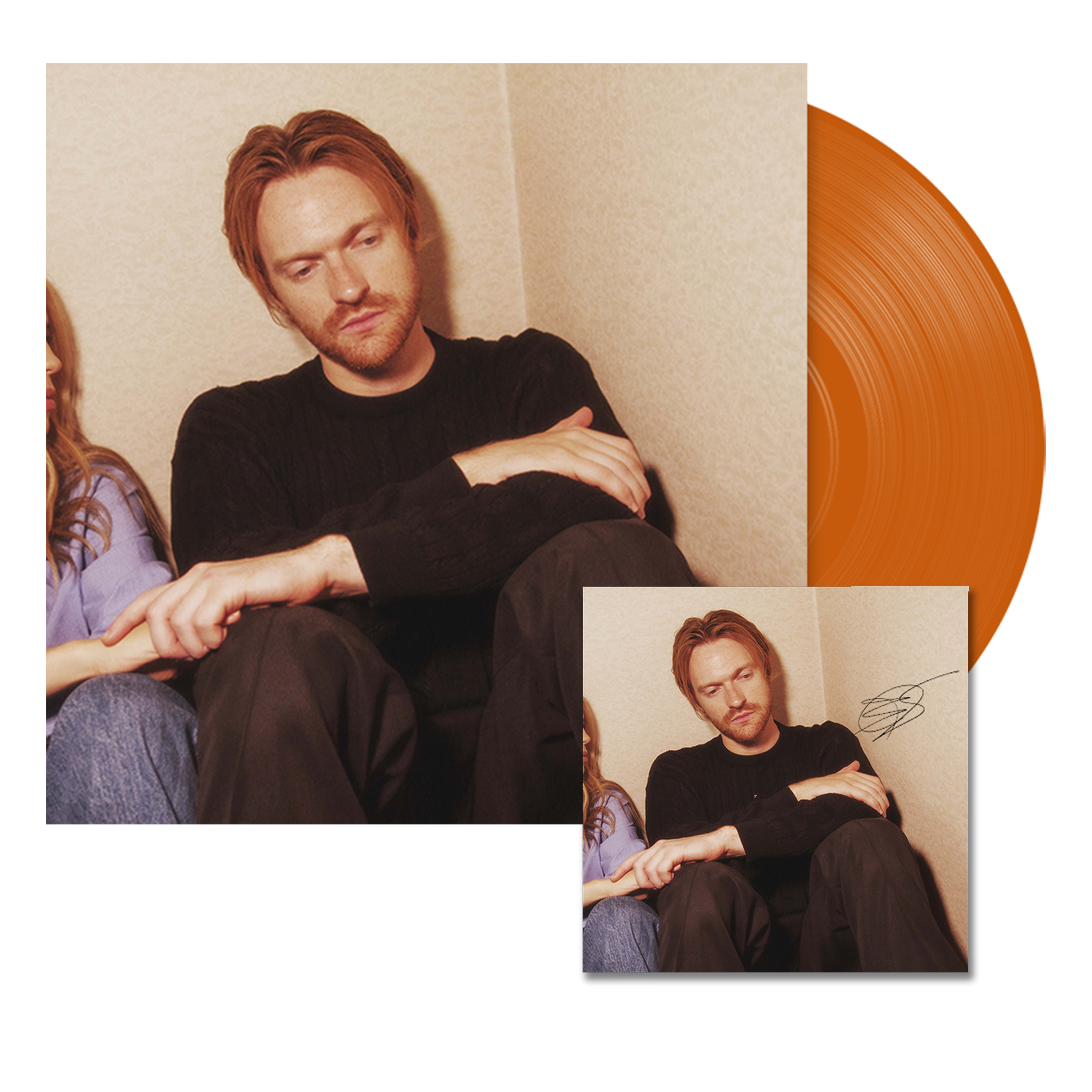 FINNEAS For Cryin' Out Loud! Exclusive Orange Injection Mold Vinyl + signed Artcard 371687