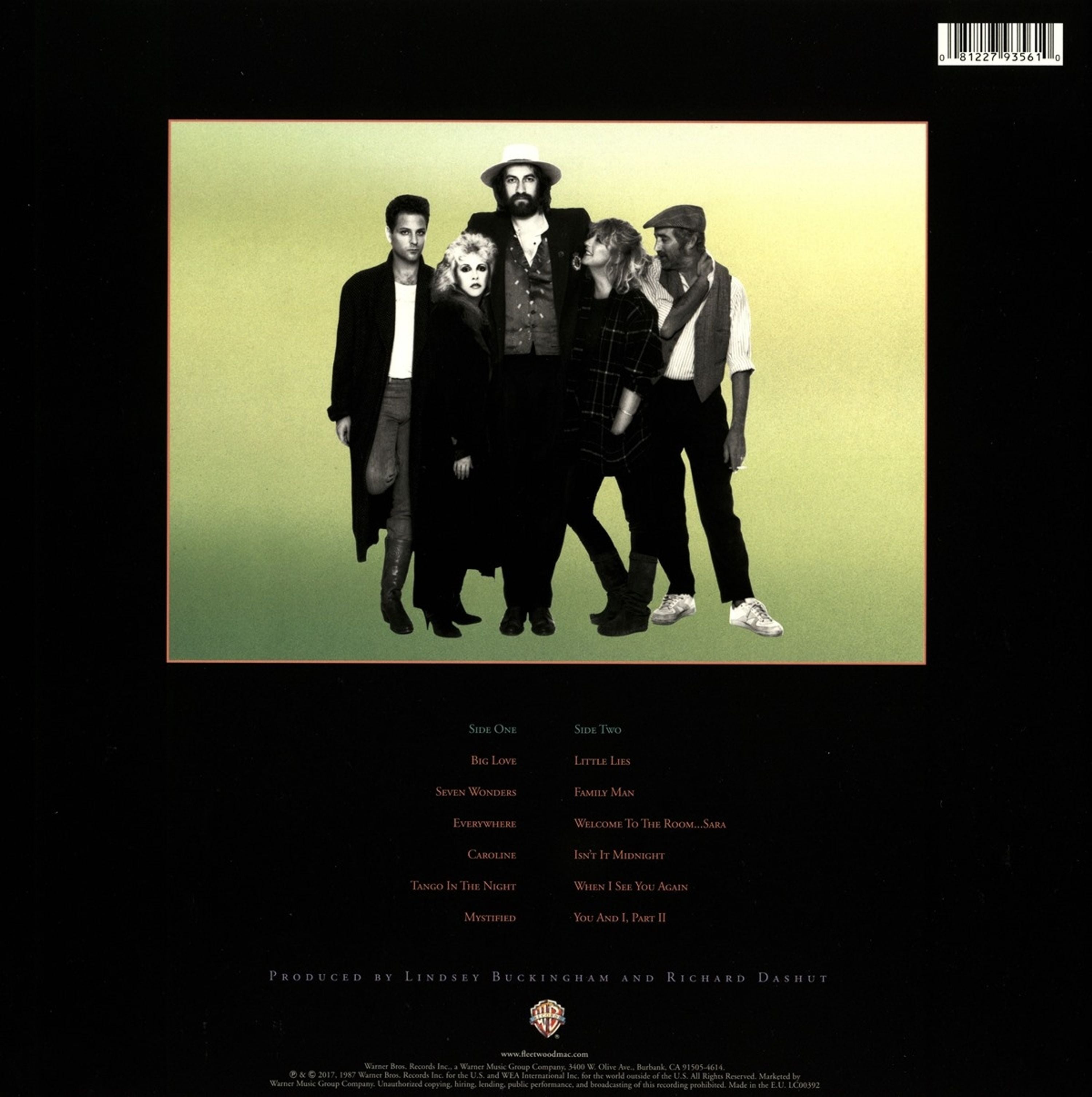 Fleetwood Mac Tango in the Night Black Vinyl LP (remastered) (180g) 458389