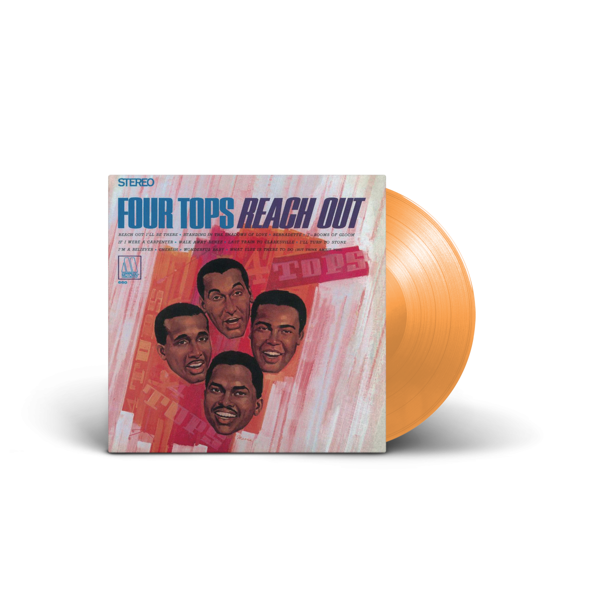 Four Tops Reach Out Exclusive Limited Orange Vinyl LP 448386