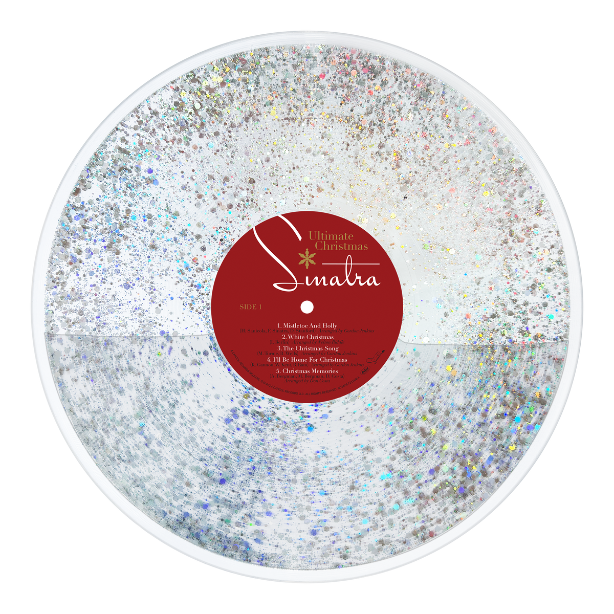 Frank Sinatra Ultimate Christmas (Sparkling Holiday Series) Liquid Glitter Vinyl 463241