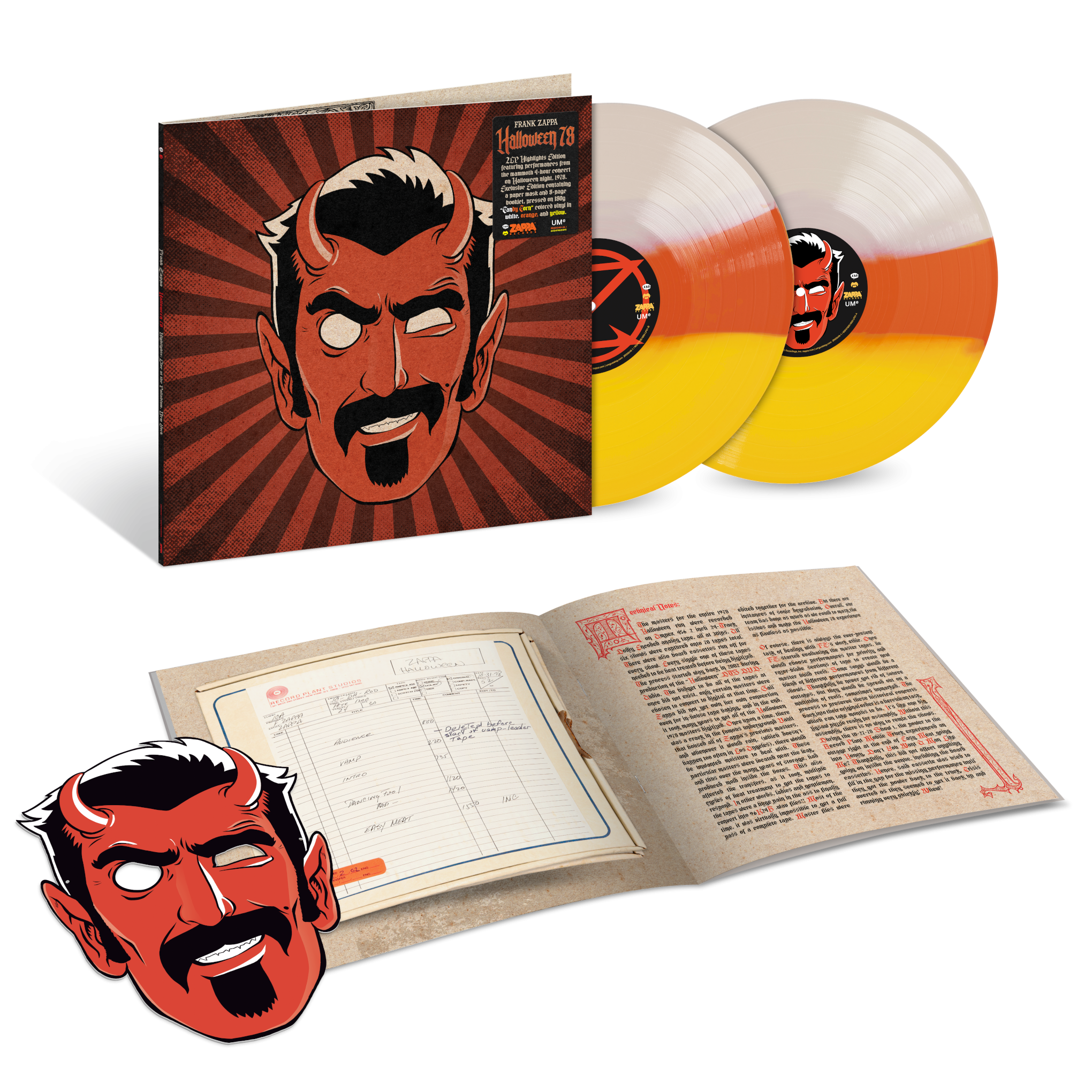 Frank Zappa Halloween '78 Candy Corn Color 2LP 424054