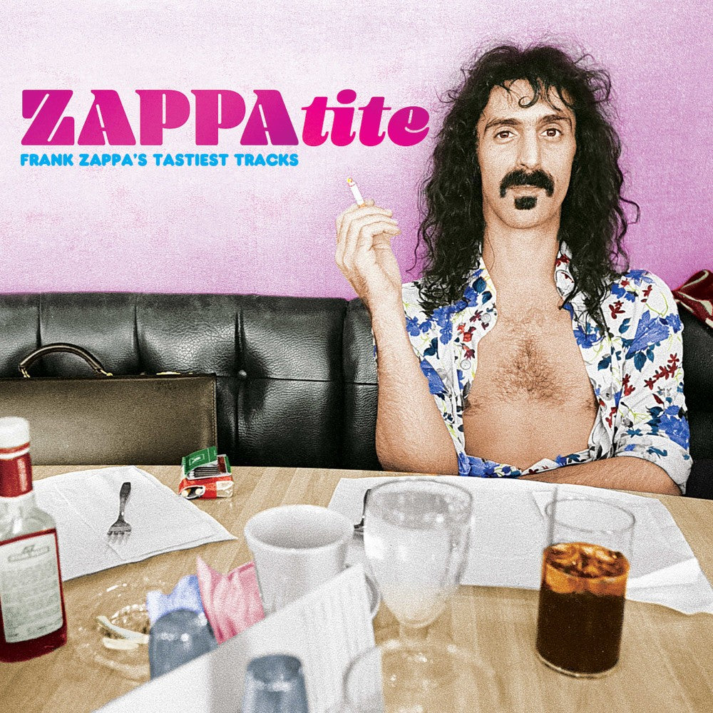 Frank Zappa ZAPPAtite: Frank Zappa’s Tastiest Tracks Crystal Clear Vinyl with Hot Pink Swirl 2LP 447092