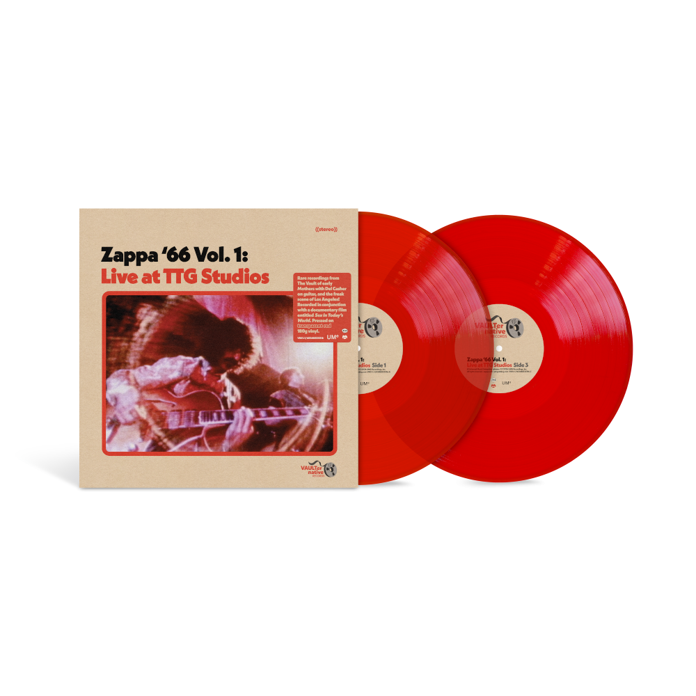 Frank Zappa Zappa '66 Vol . 1 Live Exclusive Translucent Red Vinyl LP 441959