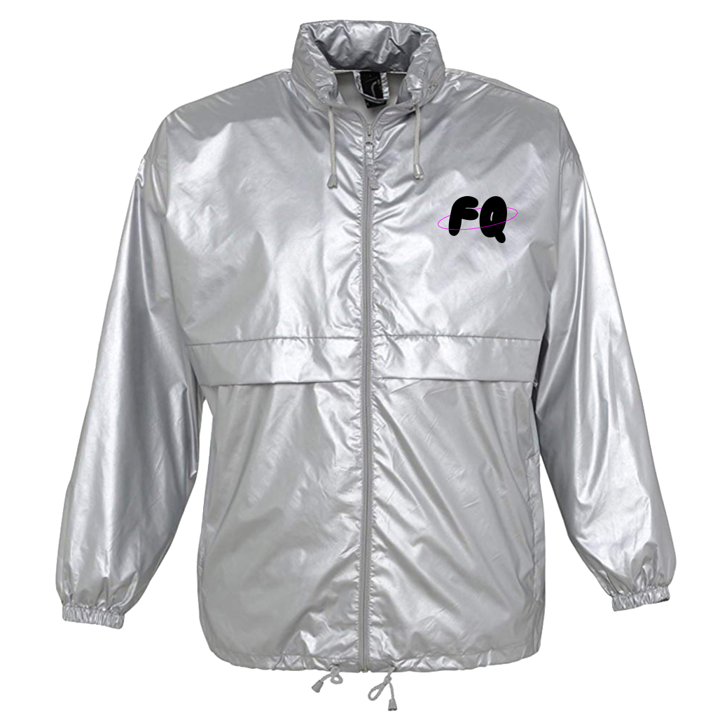 Frequency Festival Bubble Font Silver Jacket Jacken 415592