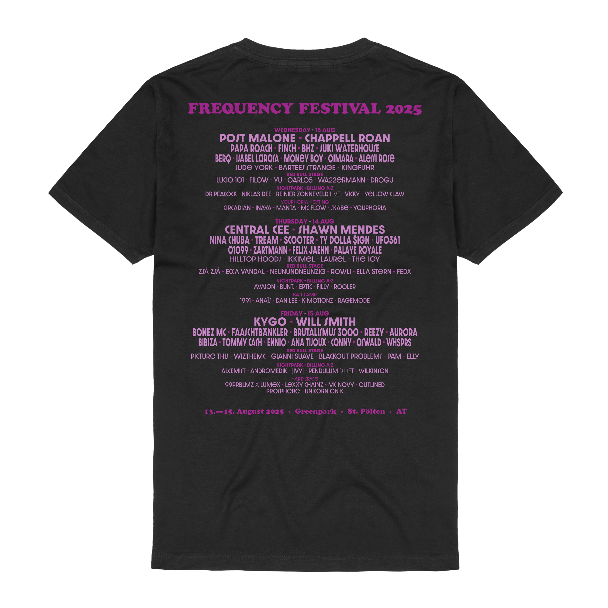 Frequency Festival Festival Cat (Line-Up 2025) T-Shirts 415610