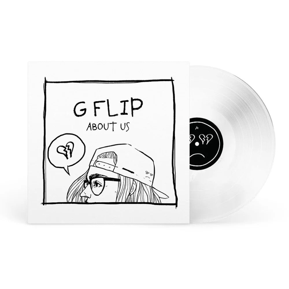 G Flip About Us Limited White Vinyl LP 430988