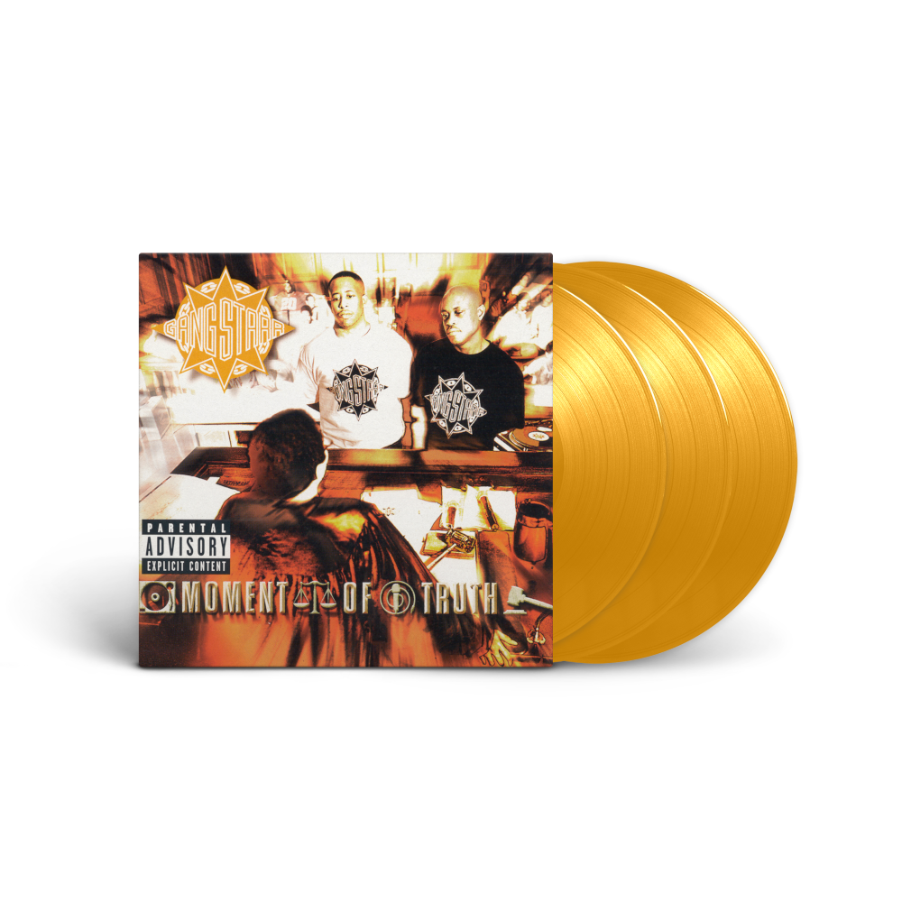 Gang Starr Moment Of Truth Limited Transparent Orange Vinyl 3LP 457687