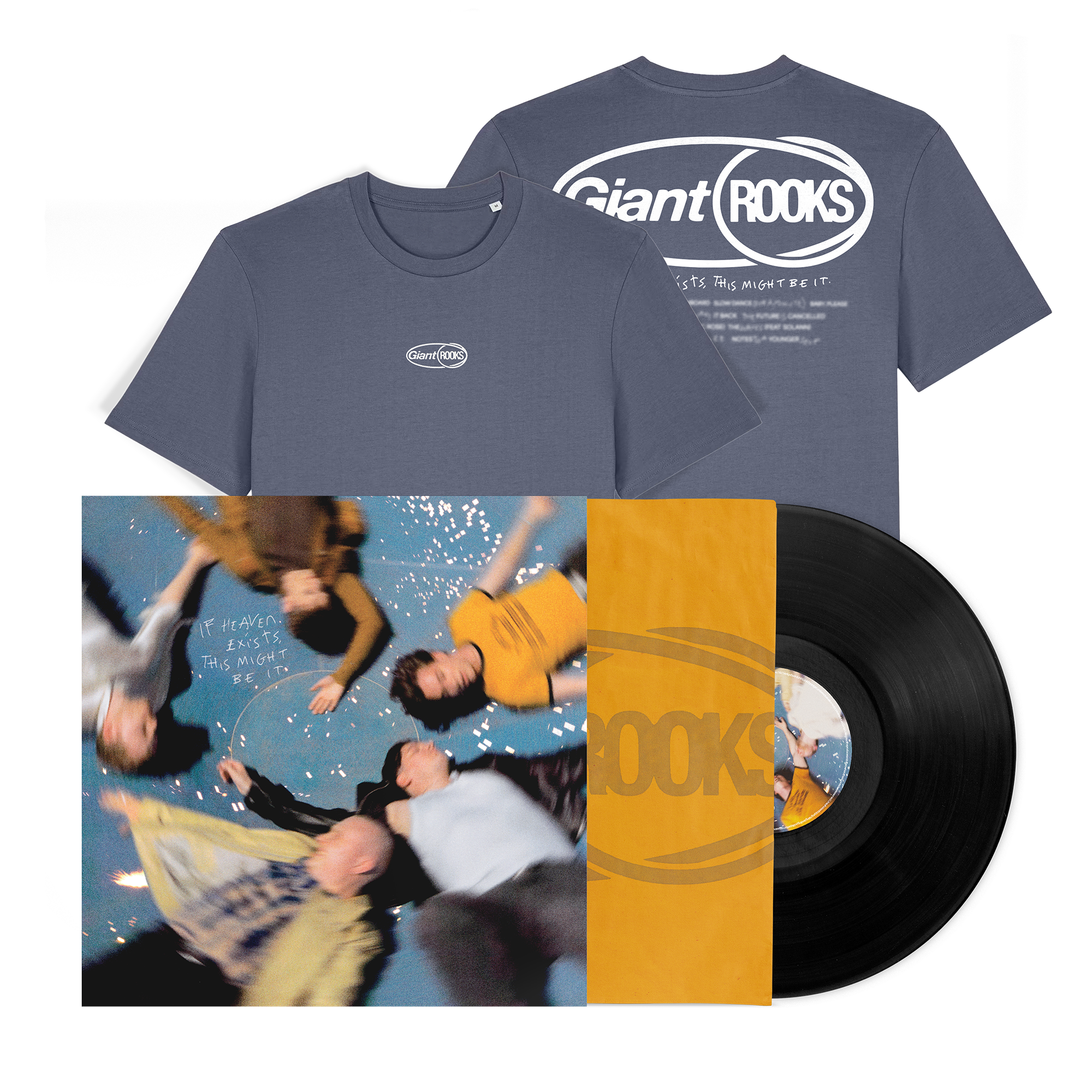 Giant Rooks If Heaven Exists, This Might Be It Black LP + T-Shirt Bundle 454323