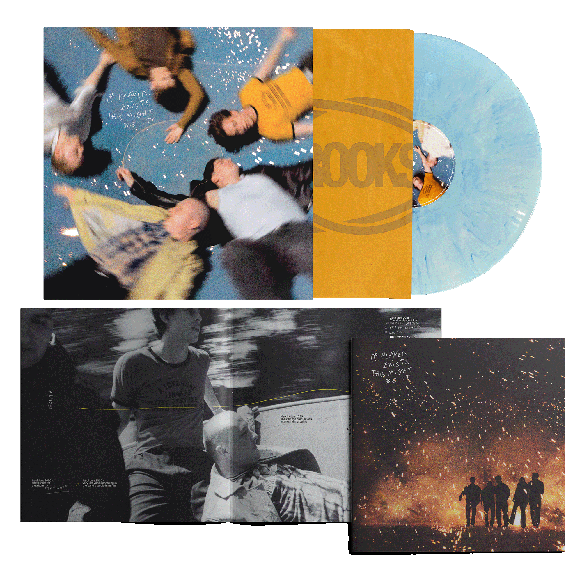 Giant Rooks If Heaven Exists, This Might Be It Ltd. Blue Marbled LP, handsigniert 454309