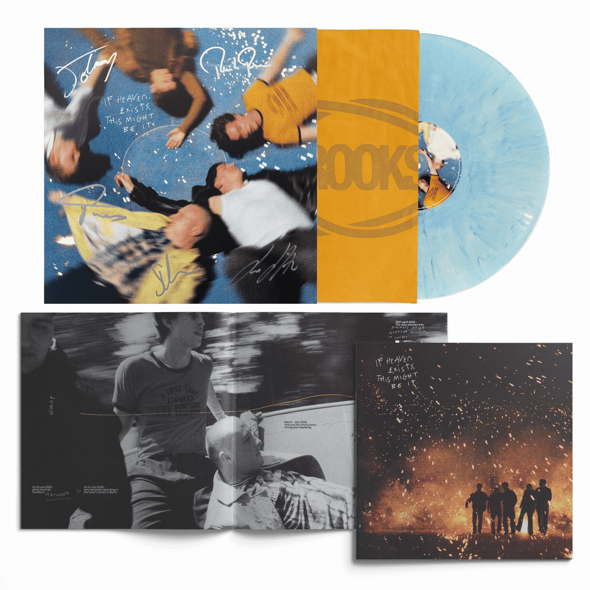 Giant Rooks If Heaven Exists, This Might Be It Ltd. Blue Marbled LP, handsigniert 457935