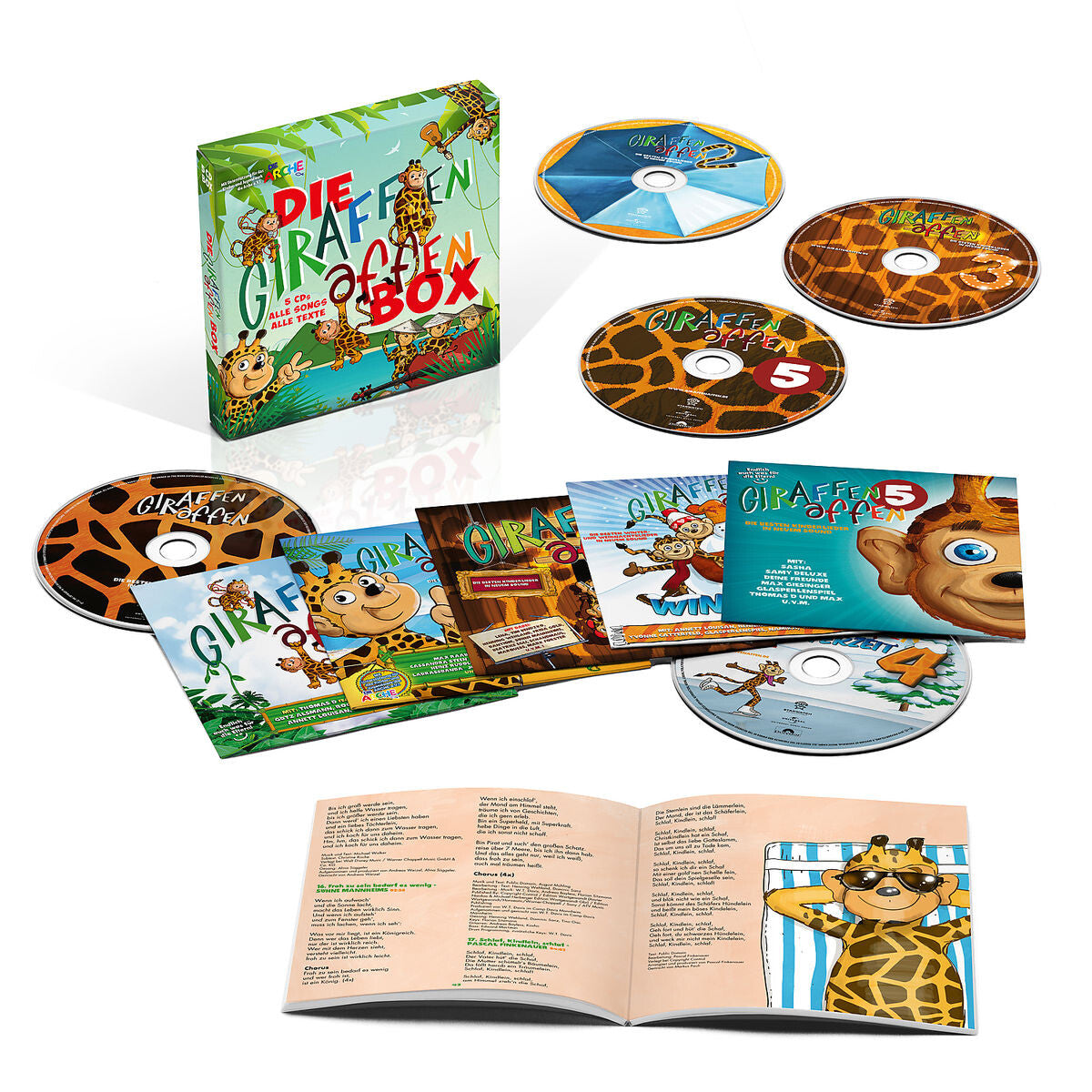 Giraffenaffen Die Giraffenaffen Box (Limitierte 5 CD Box) Boxset 111575