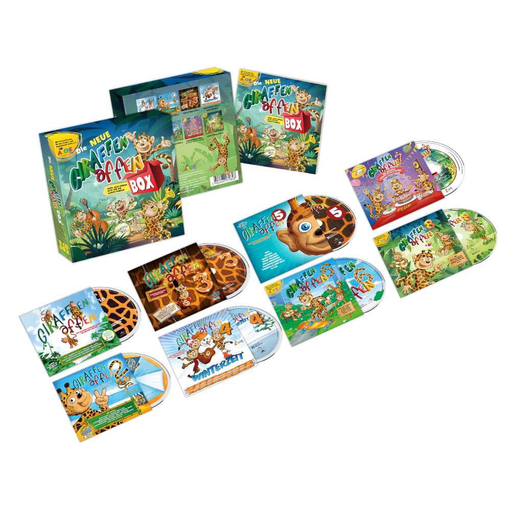 Giraffenaffen Die neue Giraffenaffen Box 8CD-Box 370472