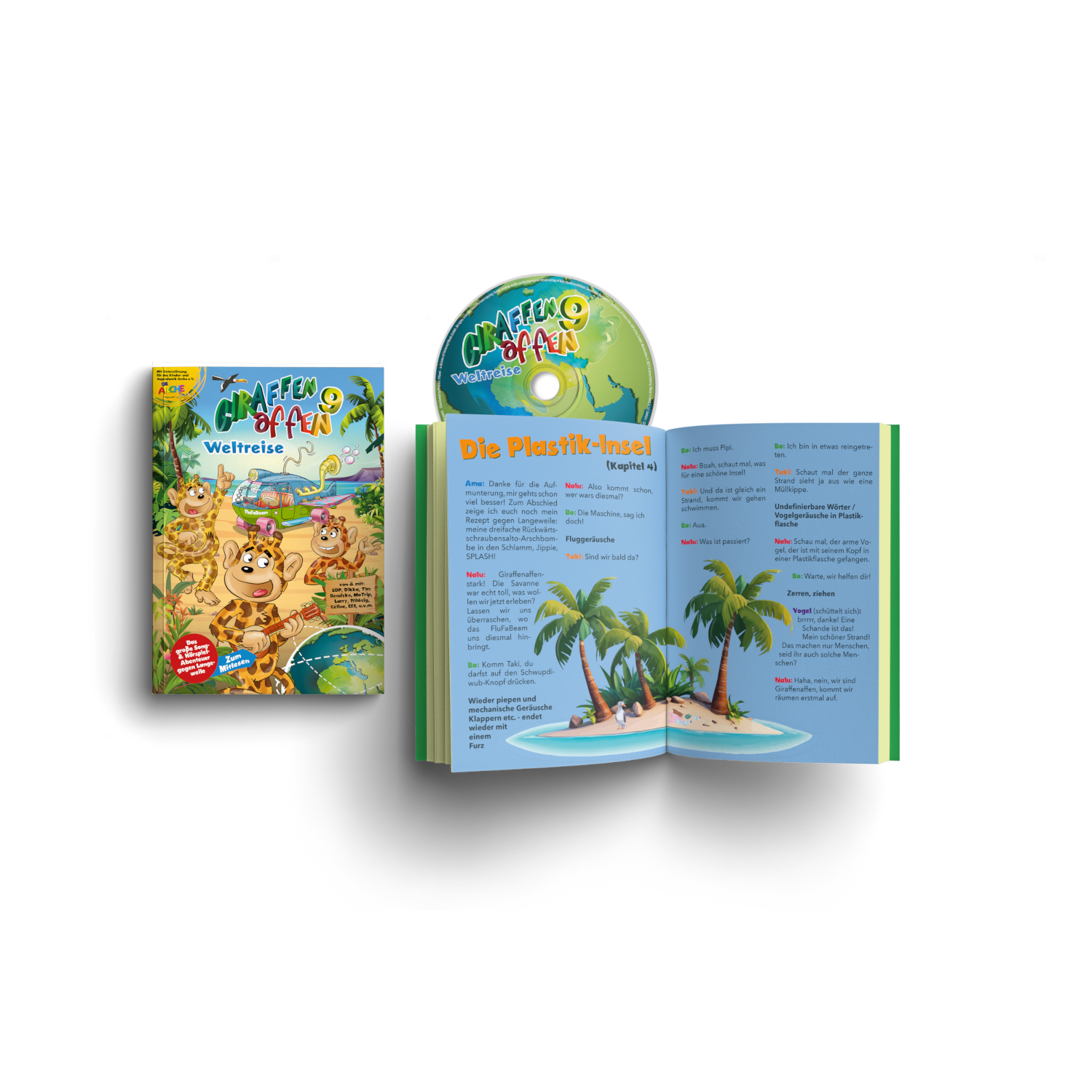 Giraffenaffen Giraffenaffen 9 - Weltreise CD Buchedition 387550