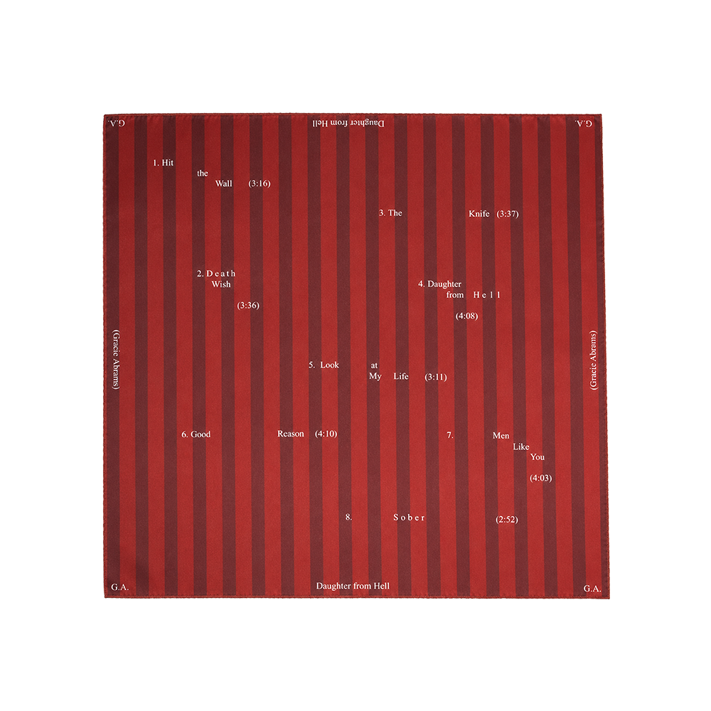 Gracie Abrams Daughter from Hell Tracklist Bandana Bandana 453717