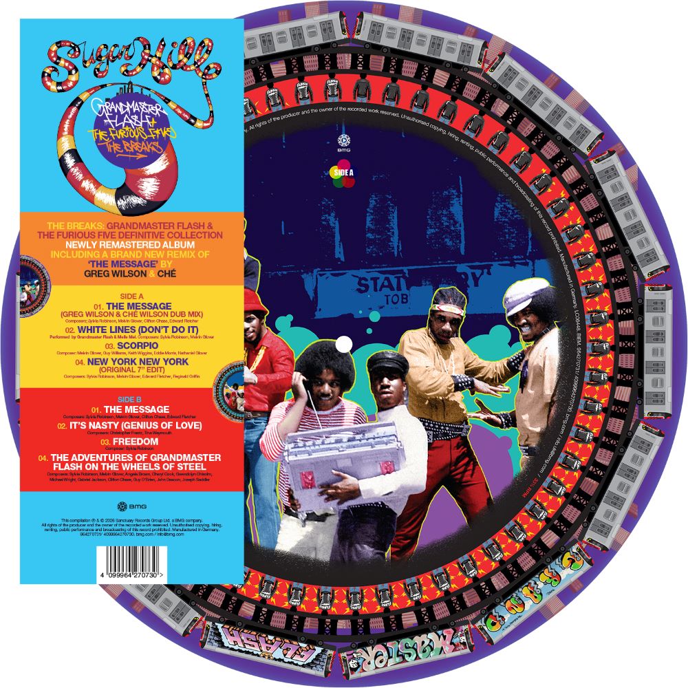 Grandmaster Flash & The Furious Five The Breaks: Grandmaster Flash & The Furious Five Definitive Collection Ltd. Edition Zoetrope Vinyl 458499
