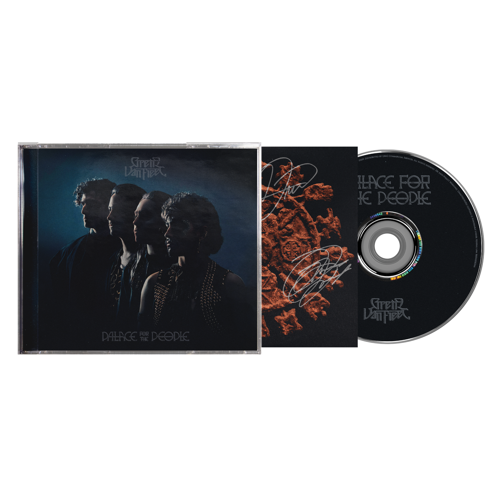 Greta Van Fleet Palace for the People - CD (Signed) CD-Bundle 456339