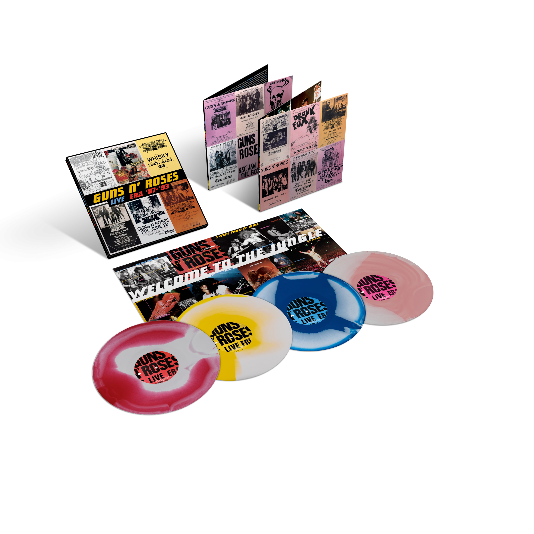 Guns N' Roses Live Era '87 - '93 D2C Exclusive 4LP Coloured 422614