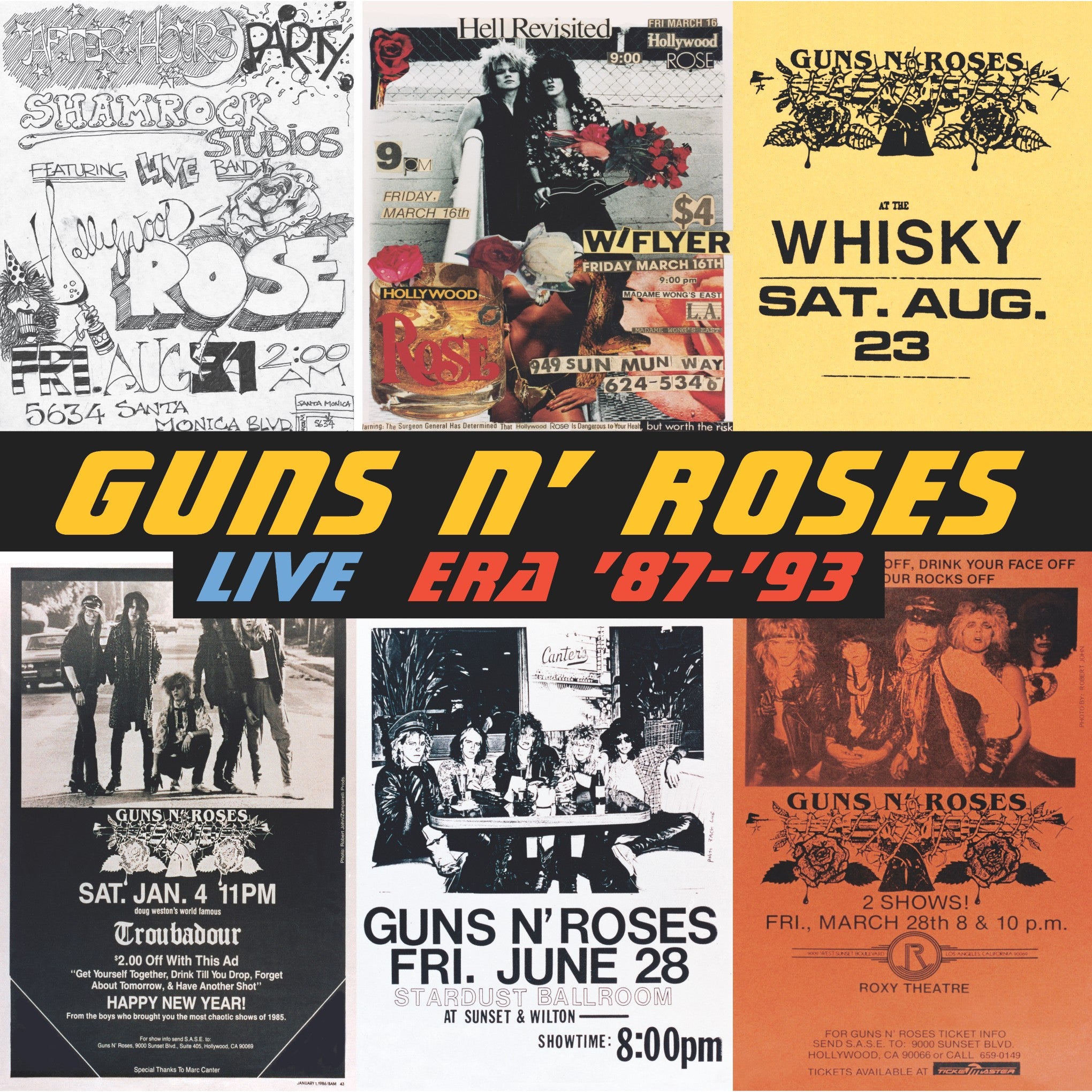 Guns N' Roses Live Era '87 - '93 D2C Exclusive 4LP Coloured 422620