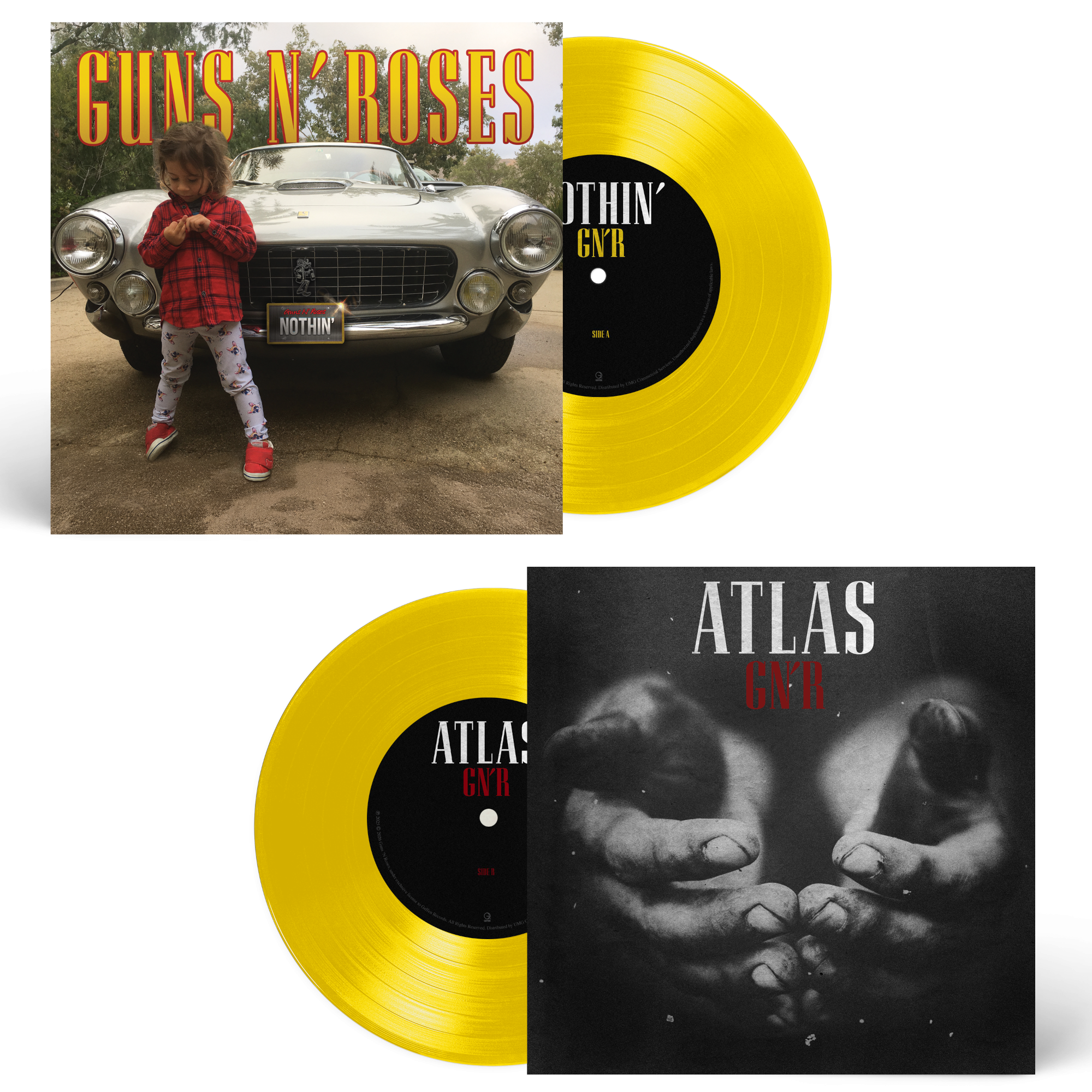 Guns N' Roses Nothin' / Atlas 7” Vinyl 432001
