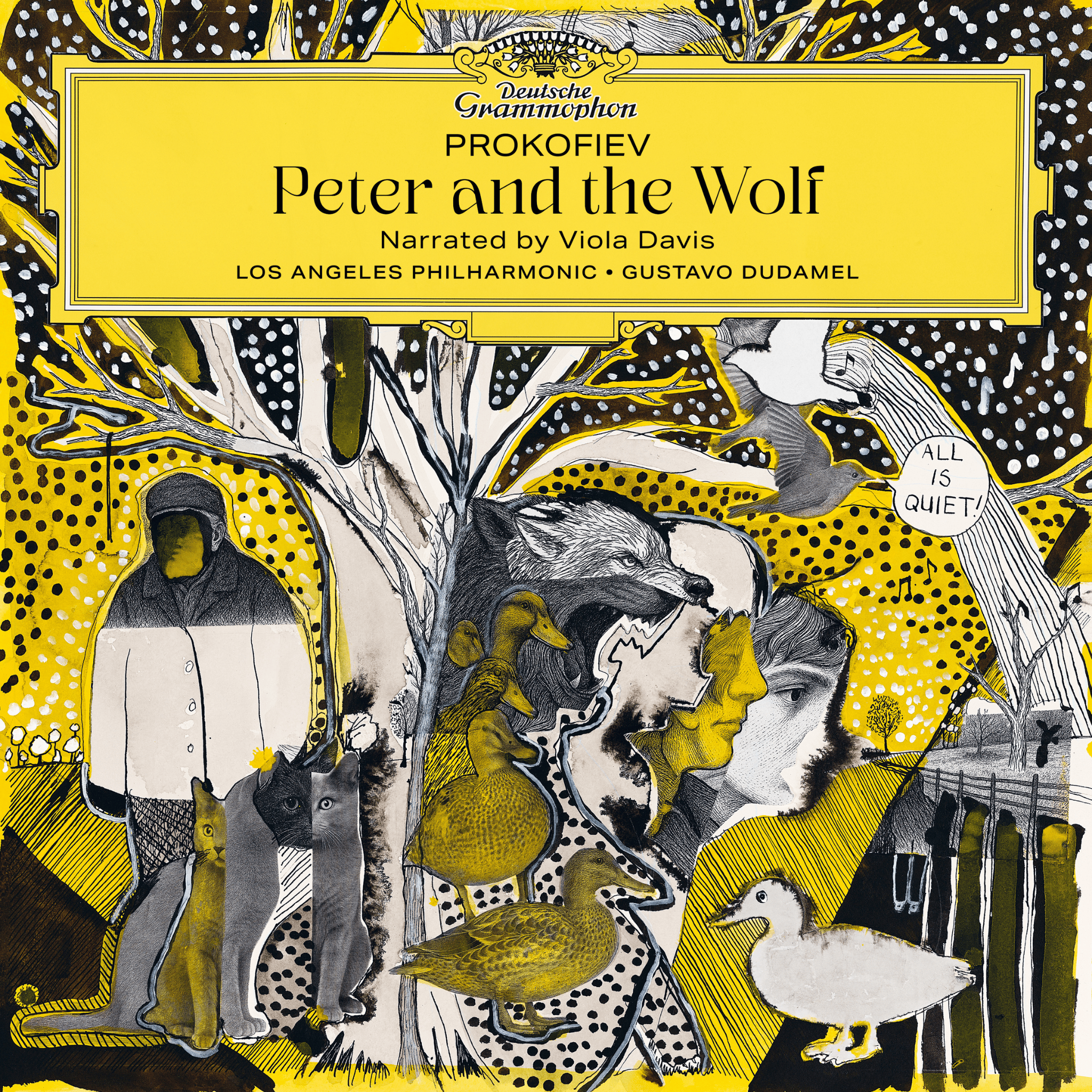 Gustavo Dudamel, Viola Davis & Los Angeles Philharmonic Orchestra Peter and the Wolf White Label LP 435327