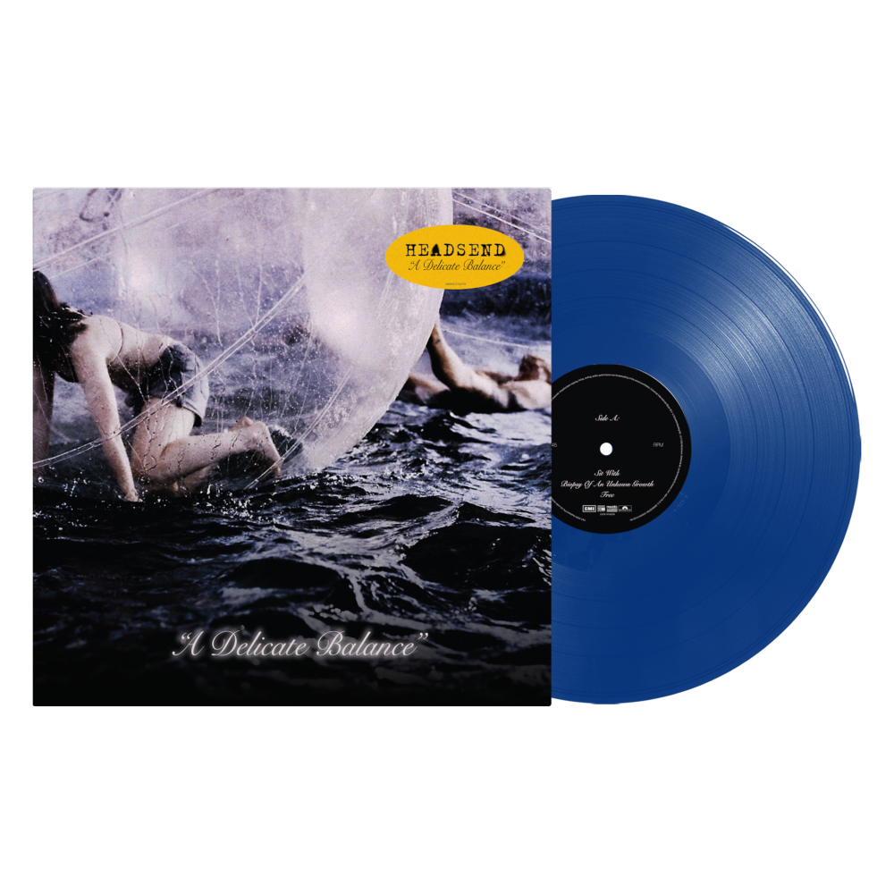 HEADSEND A Delicate Balance Transparent Blue Vinyl EP 458331