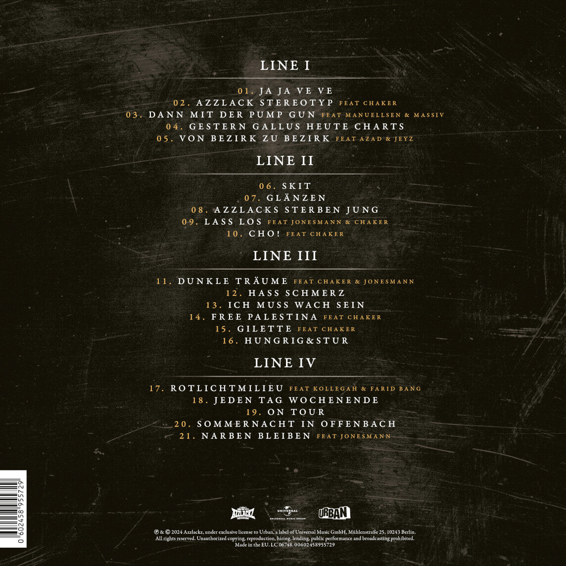 Haftbefehl Azzlack Stereotyp Limited 2LP 357107