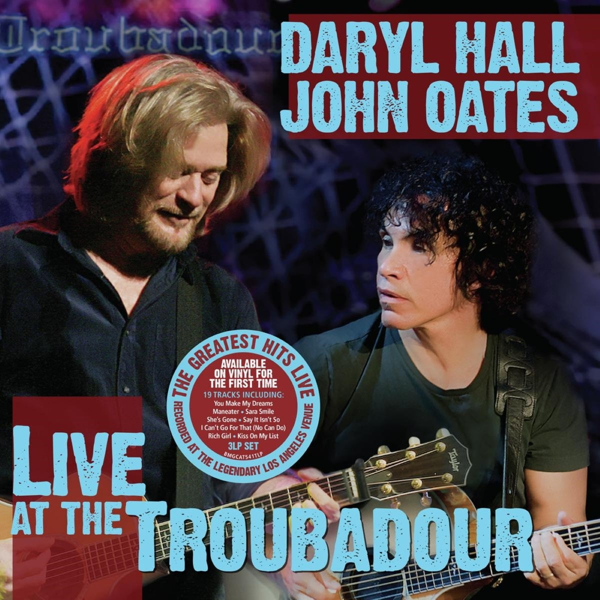 Hall,Daryl & Oates,John Live at The Troubadour Vinyl 427356