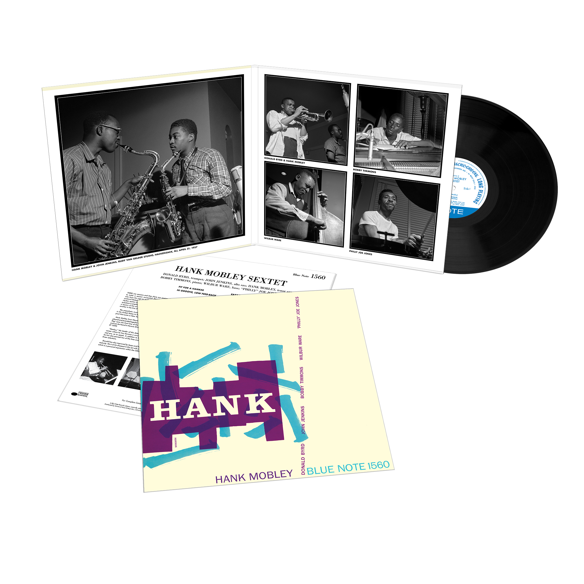 Hank Mobley Hank (Tone Poet Vinyl) 1LP Black 180 g, Gatefold-Sleeve, Tip-On-Jacket, Mono 427666