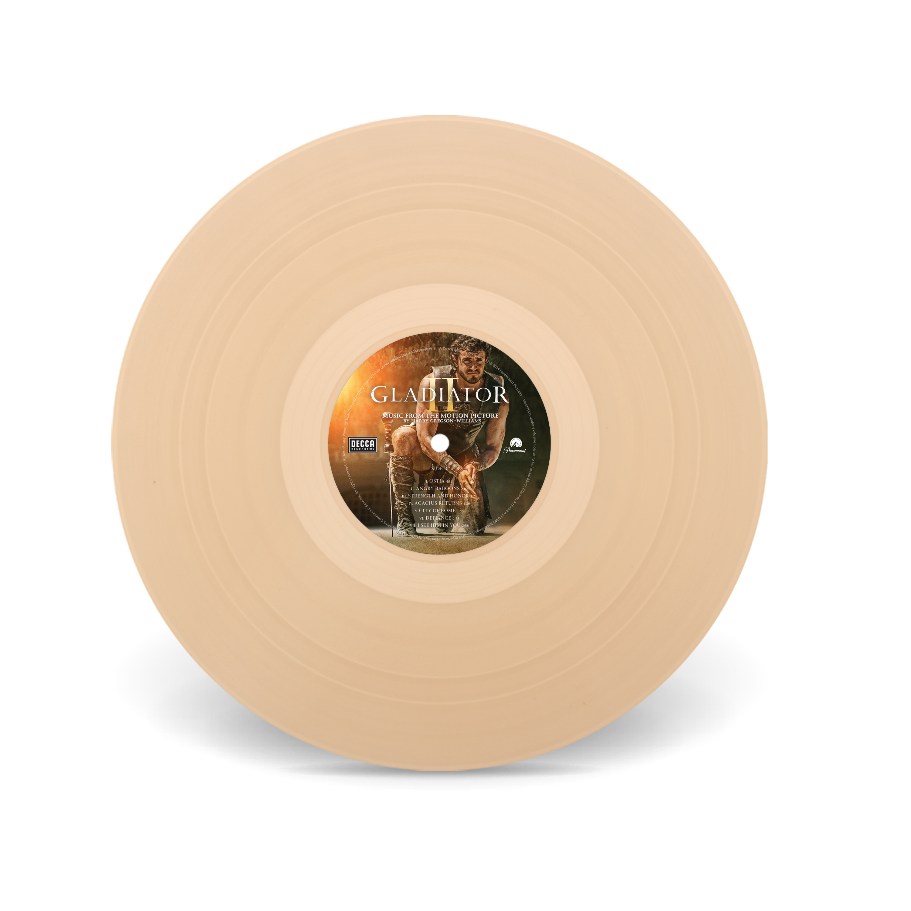 Harry Gregson-Williams Gladiator II: OST 2LP - Transparent Sand Vinyl 382478